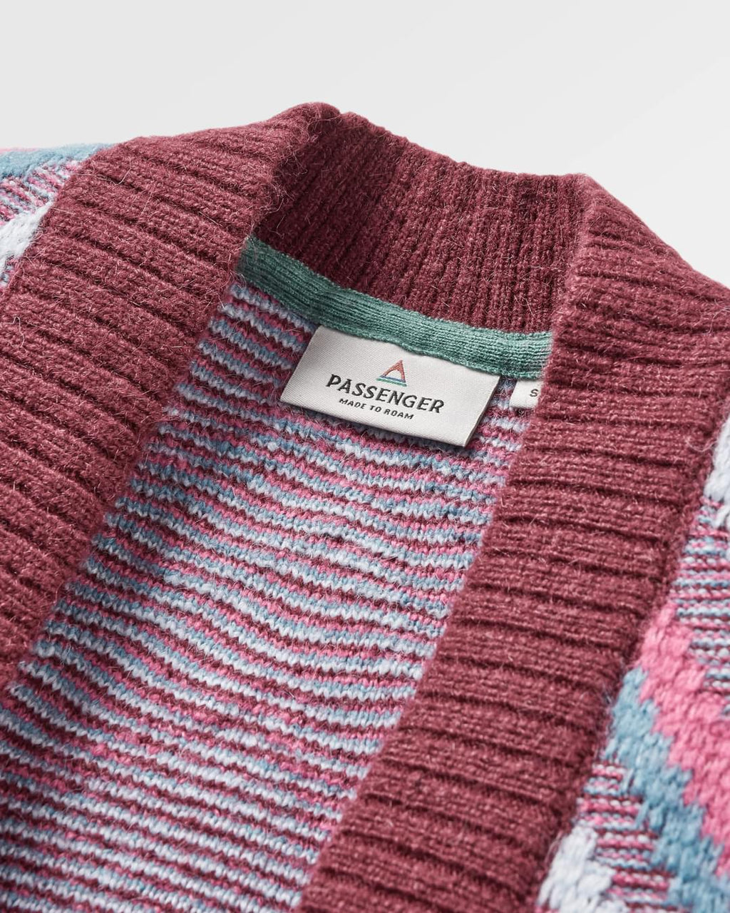 Homestead Recycled Cardigan - Wine