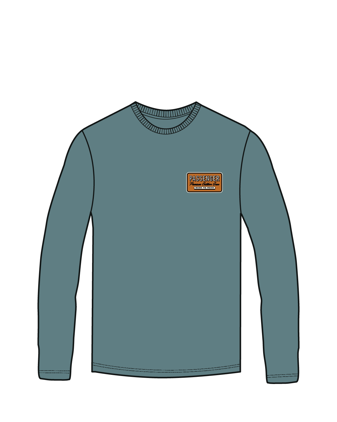 Beechey Recycled Cotton LS T-Shirt - Arctic
