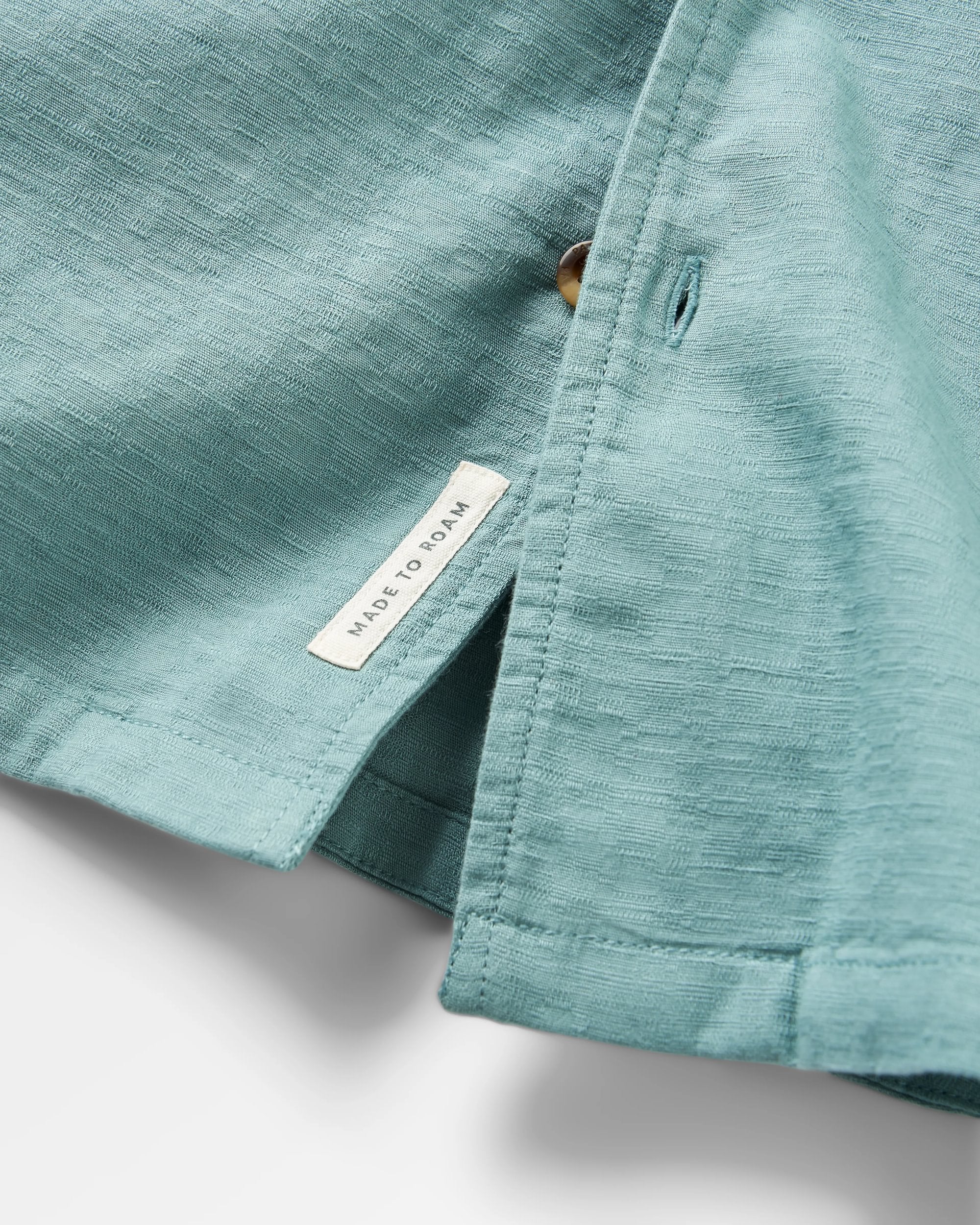 Cove Organic Cotton Textured Shirt - Arctic