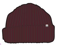 Fisherman Beanie - Wine