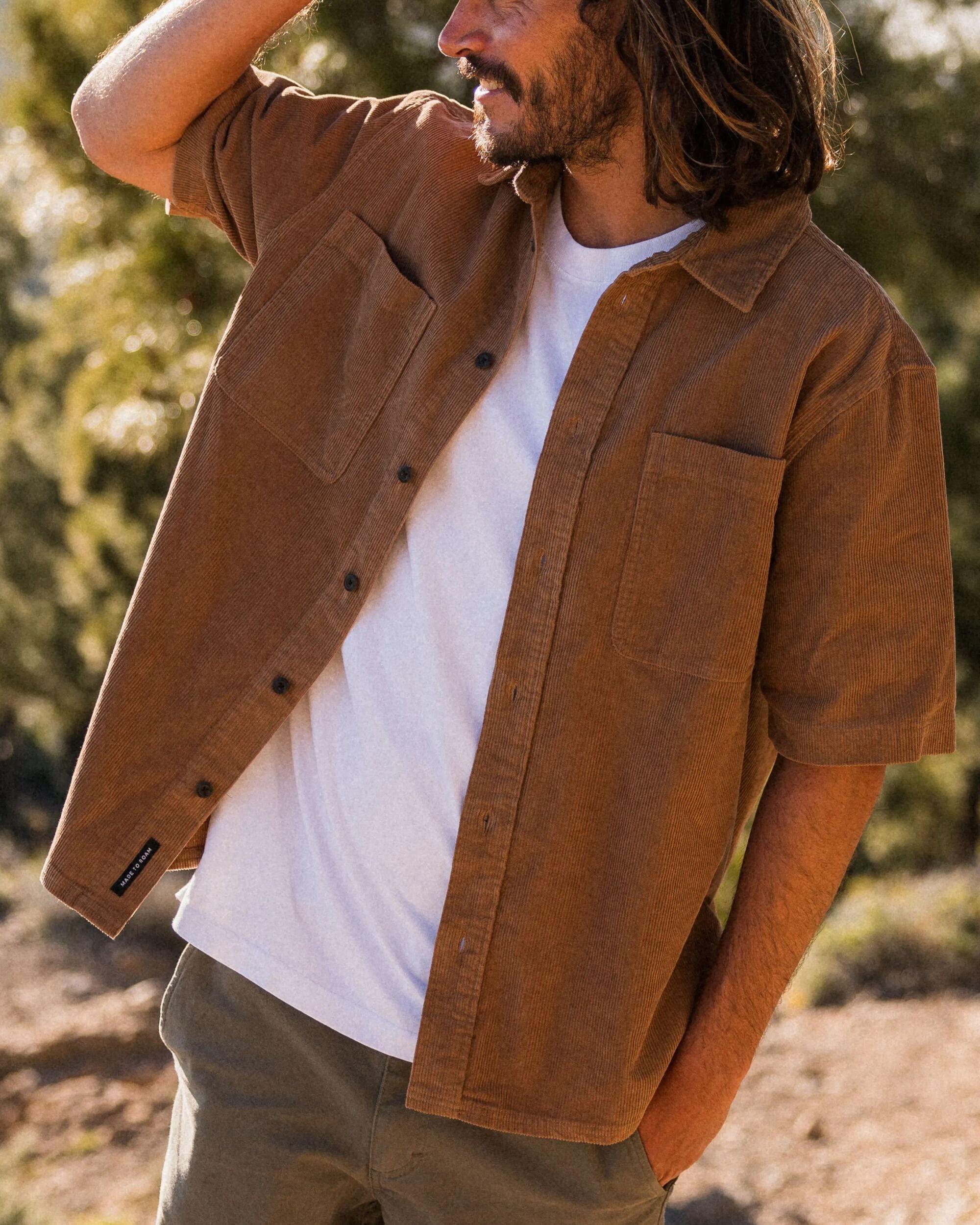 Backcountry Short Sleeve Cord Shirt - Toffee