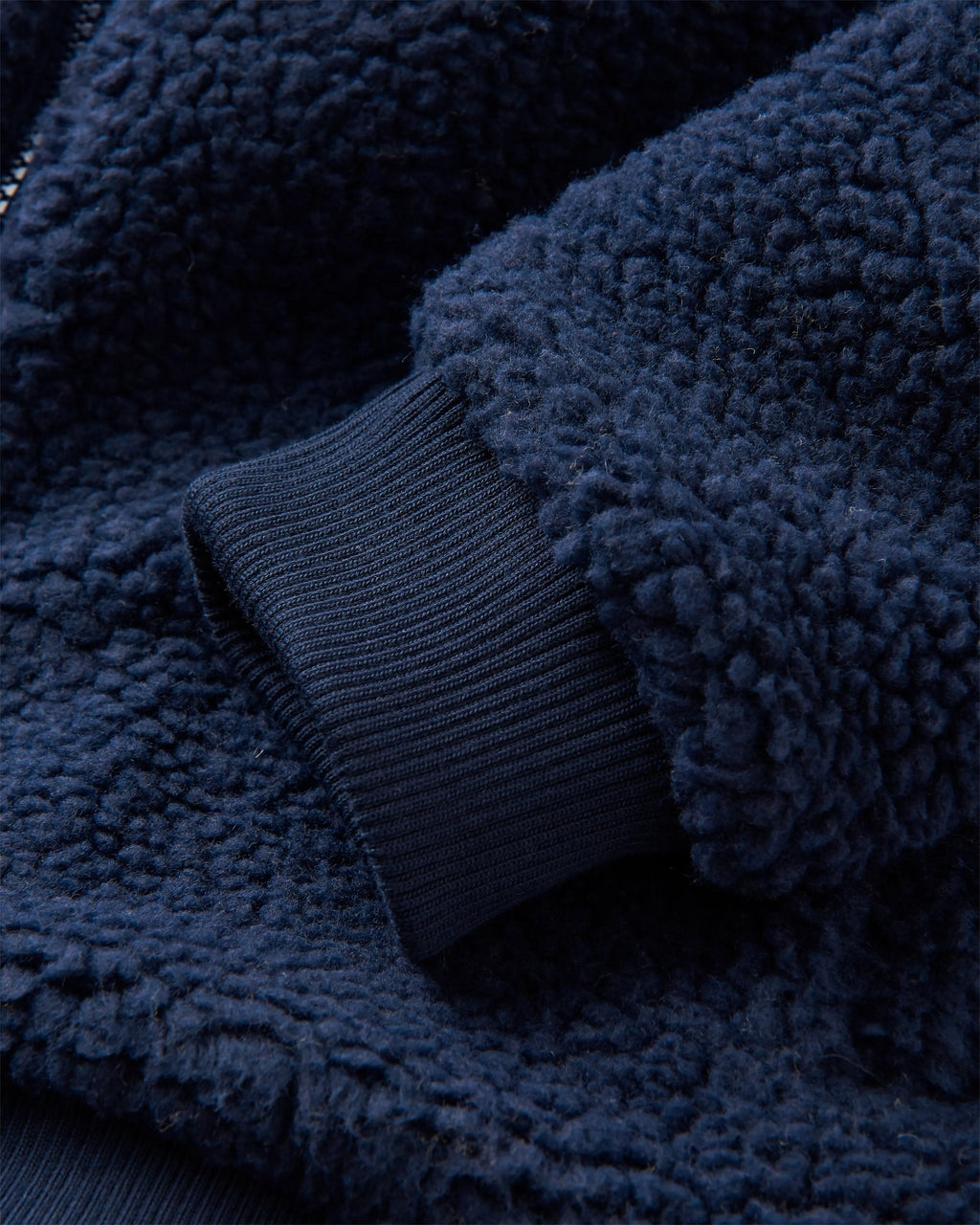 Adventure Recycled Deep-Pile Sherpa Fleece - Rich Navy