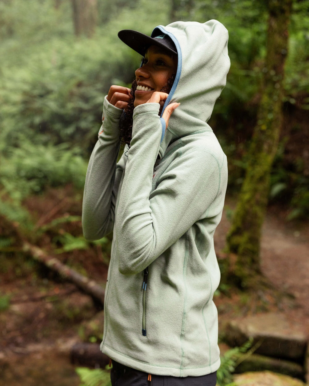 Crest Recycled Polartec® Fleece Hoodie - Pistachio