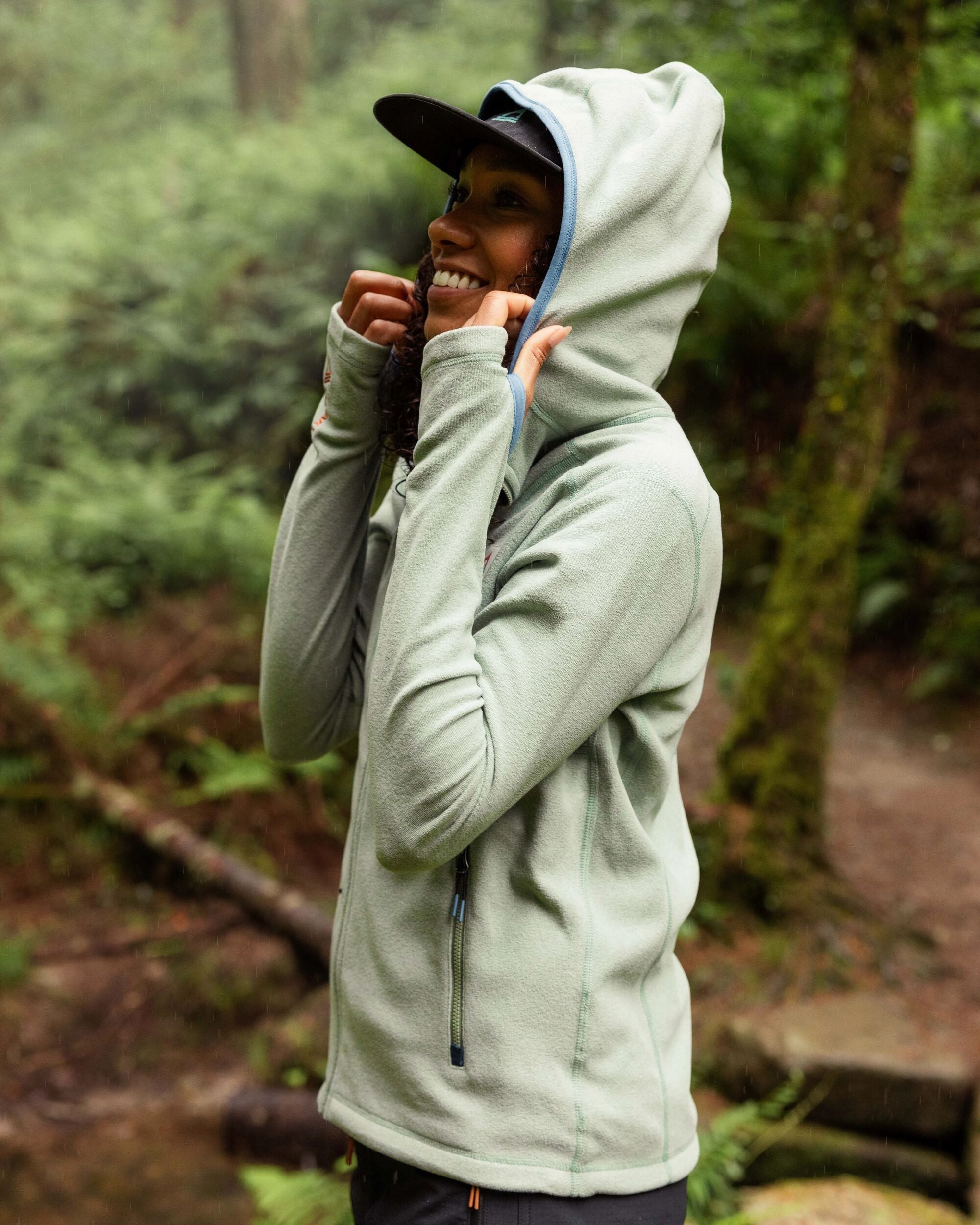 Crest Recycled Polartec® Fleece Hoodie - Pistachio