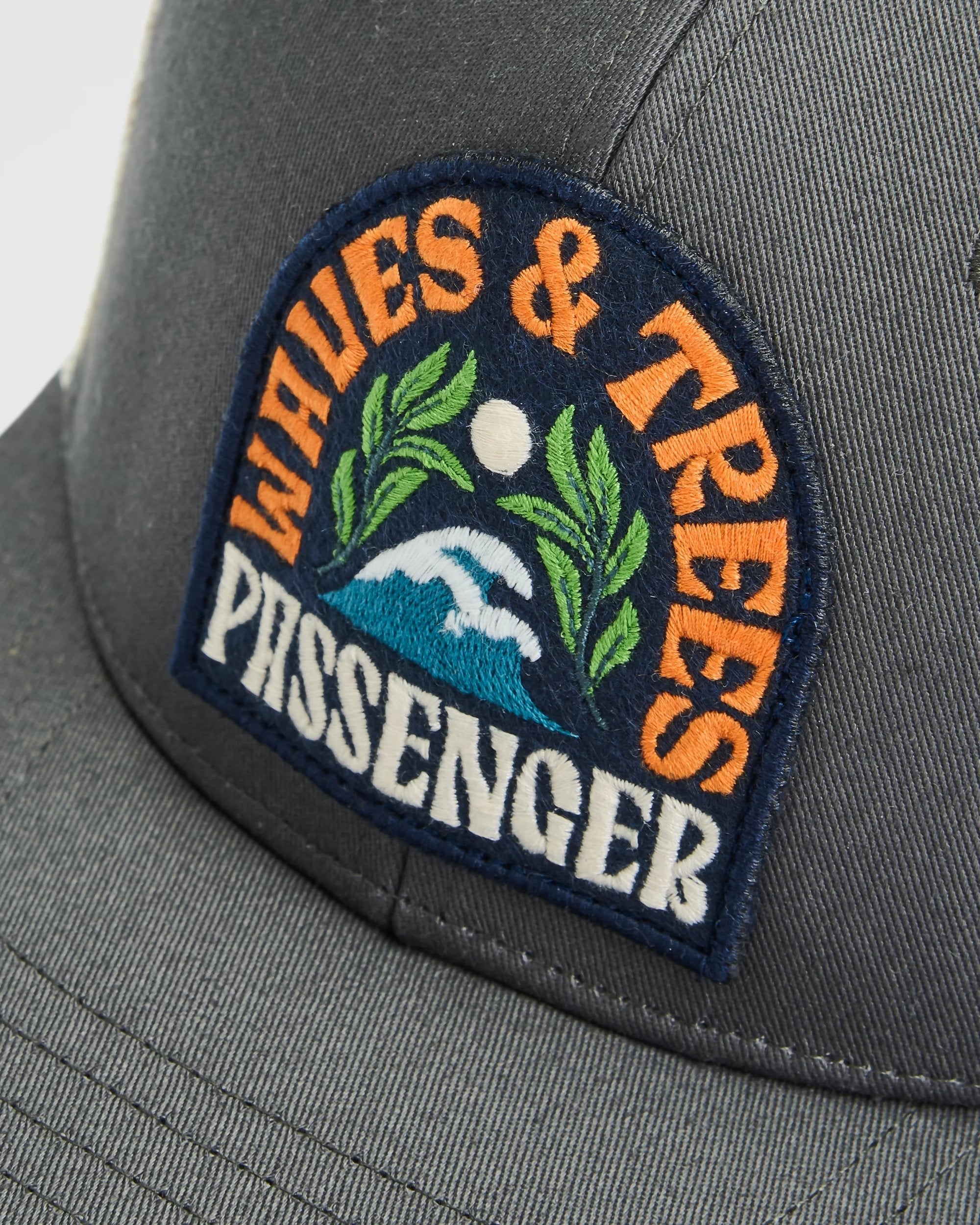 Dawning Organic Cotton Trucker Cap - Charcoal