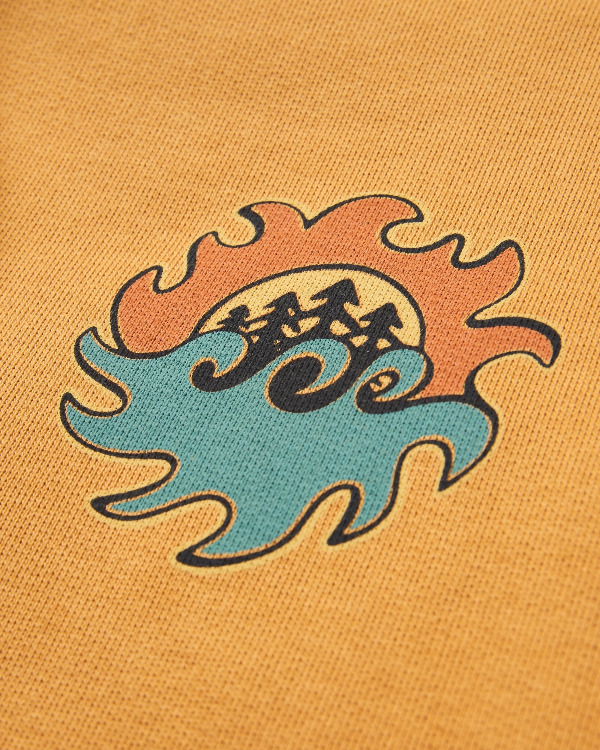 Dune Relaxed Fit Hoodie - Spruce Yellow