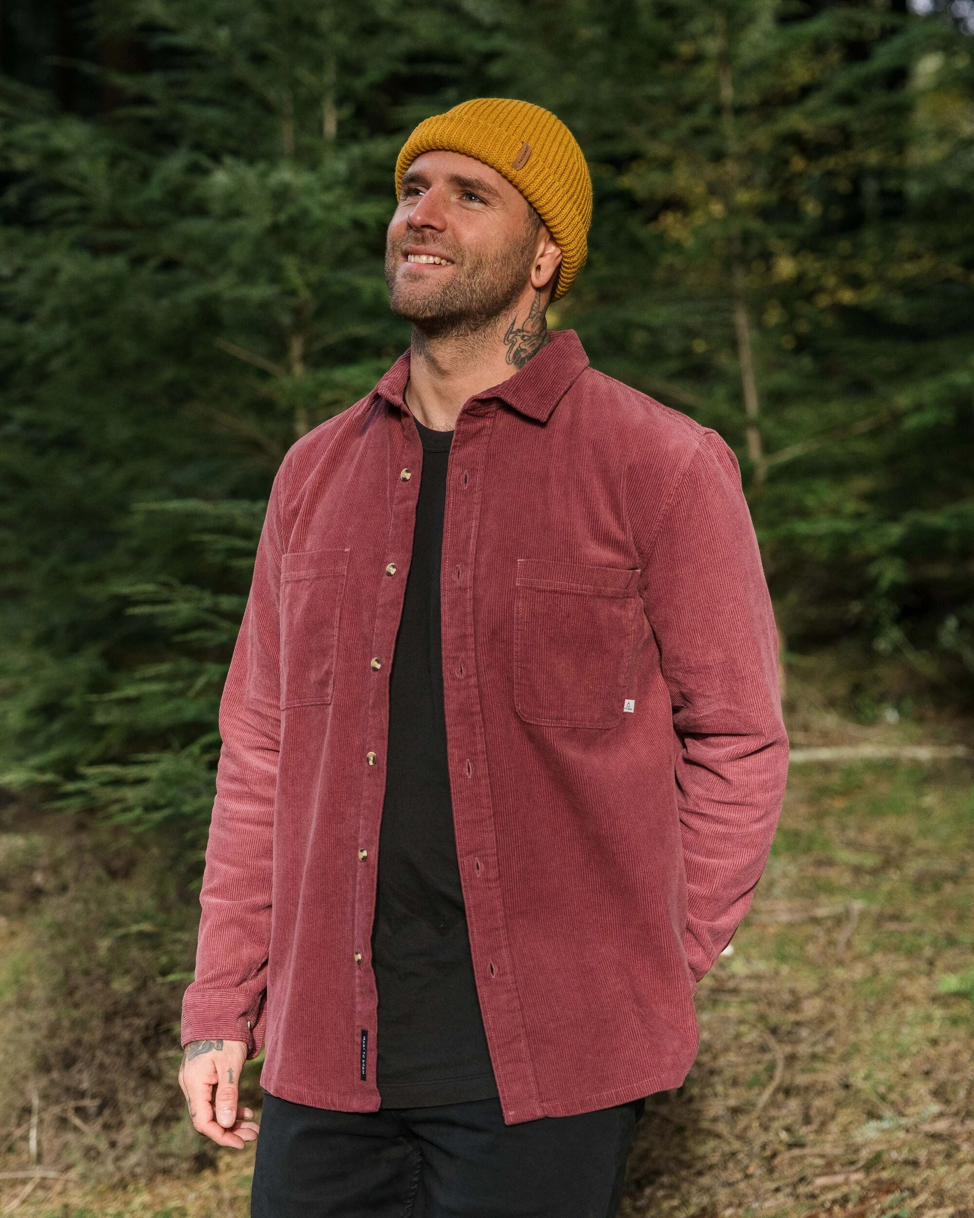 Backcountry Corduroy Shirt - Crushed Berry