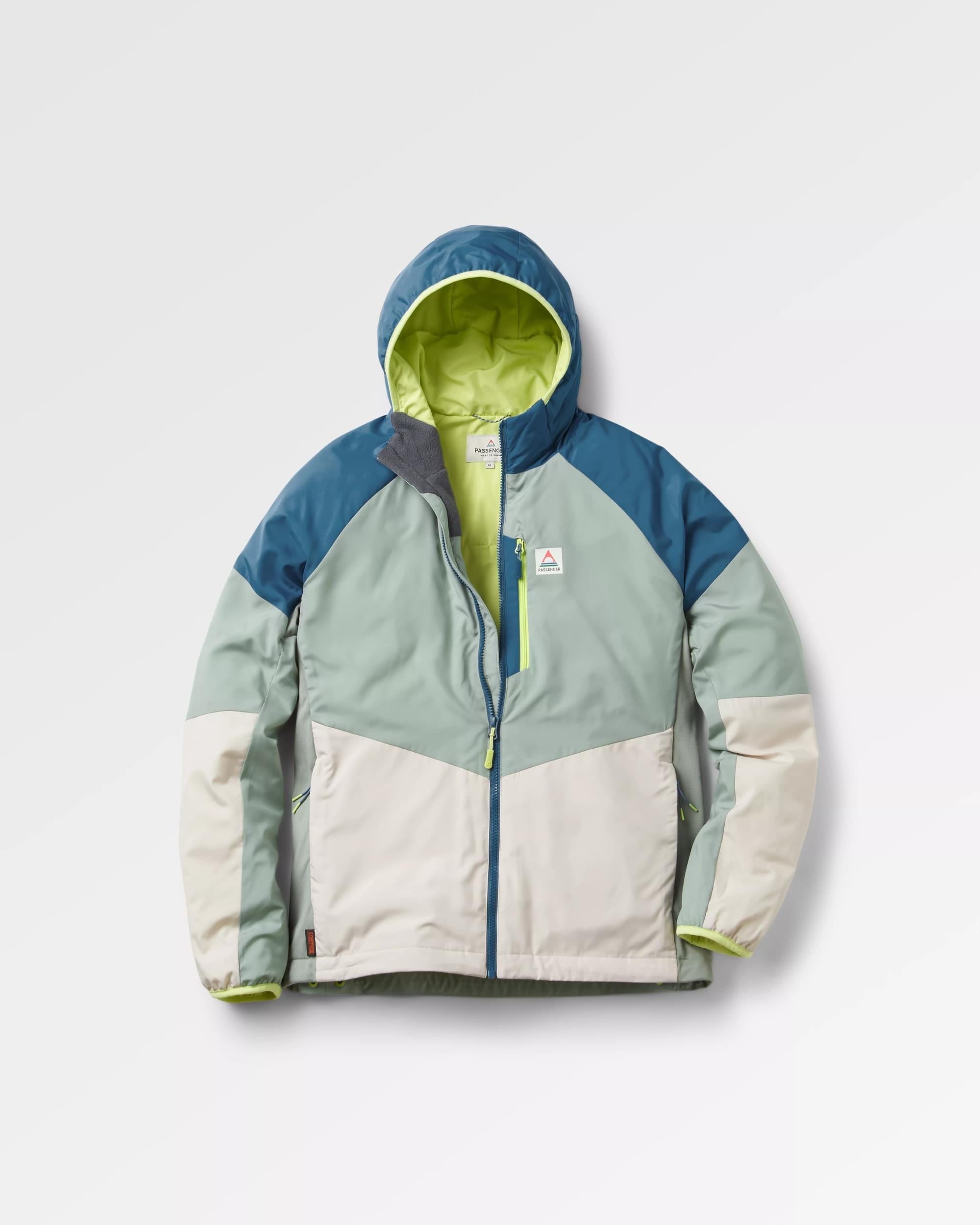 Daybreak Lightweight Recycled Thermore® Insulated Jacket - Pistachio/Blue Steel