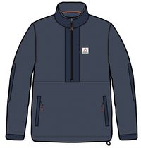 Ebb Recycled Polar Fleece - Rich Navy