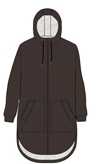 Flora Recycled Sherpa Lined Parka - Coffee