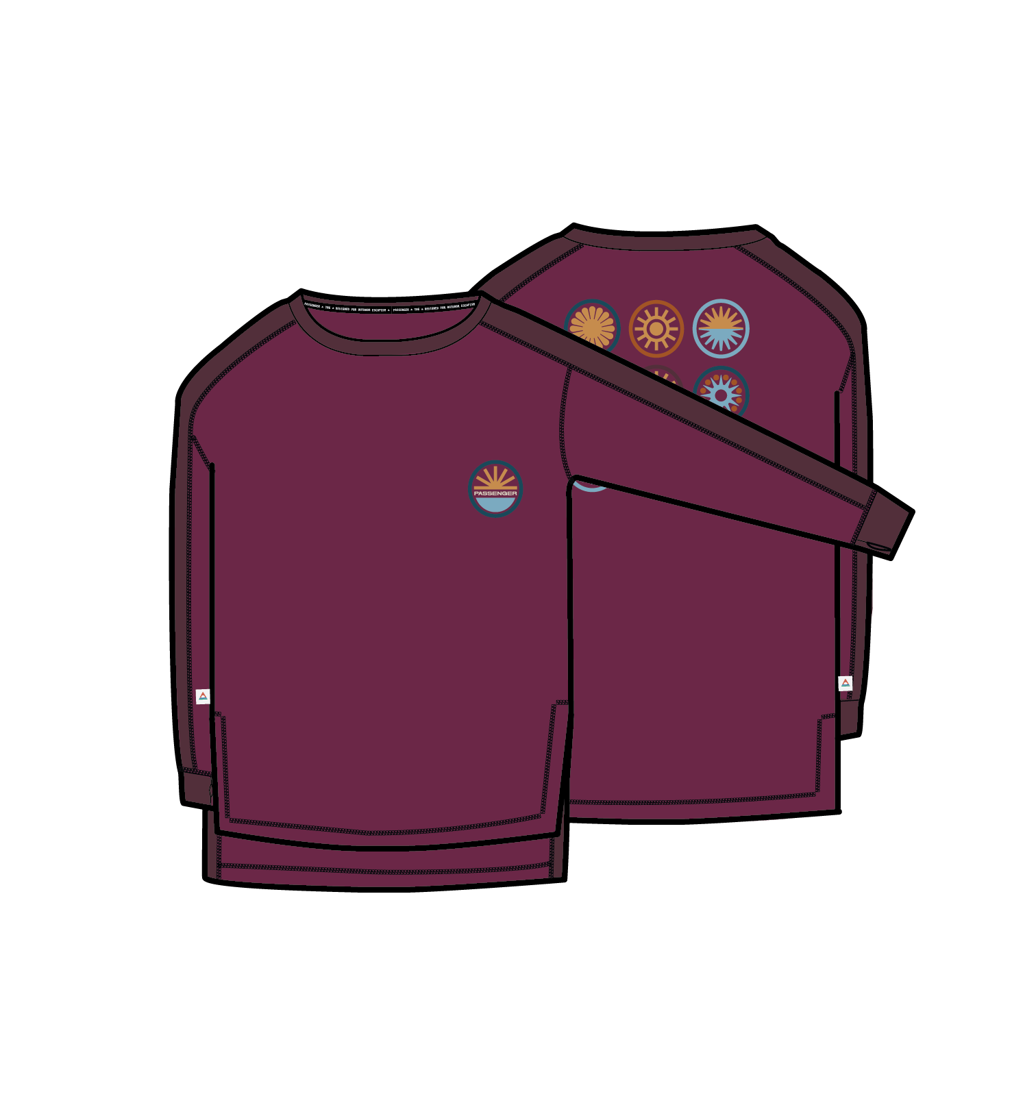 Chase The Light Drirelease® Active LS T-Shirt - Wild Berry
