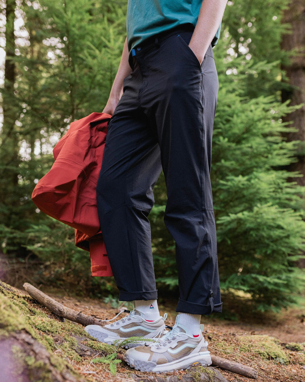 365 Trail Roll Up Trouser - Black