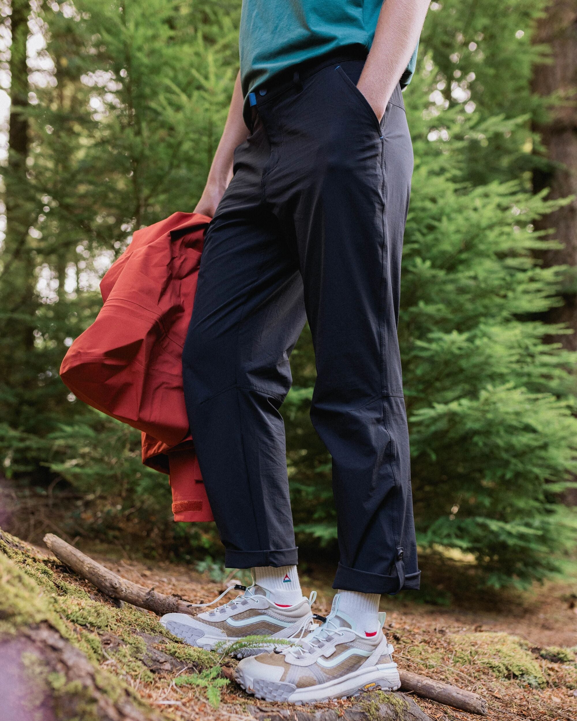 365 Trail Roll Up Trouser - Black