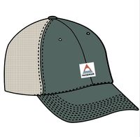 Heritage Mesh Snapback Cap - Dark Forest