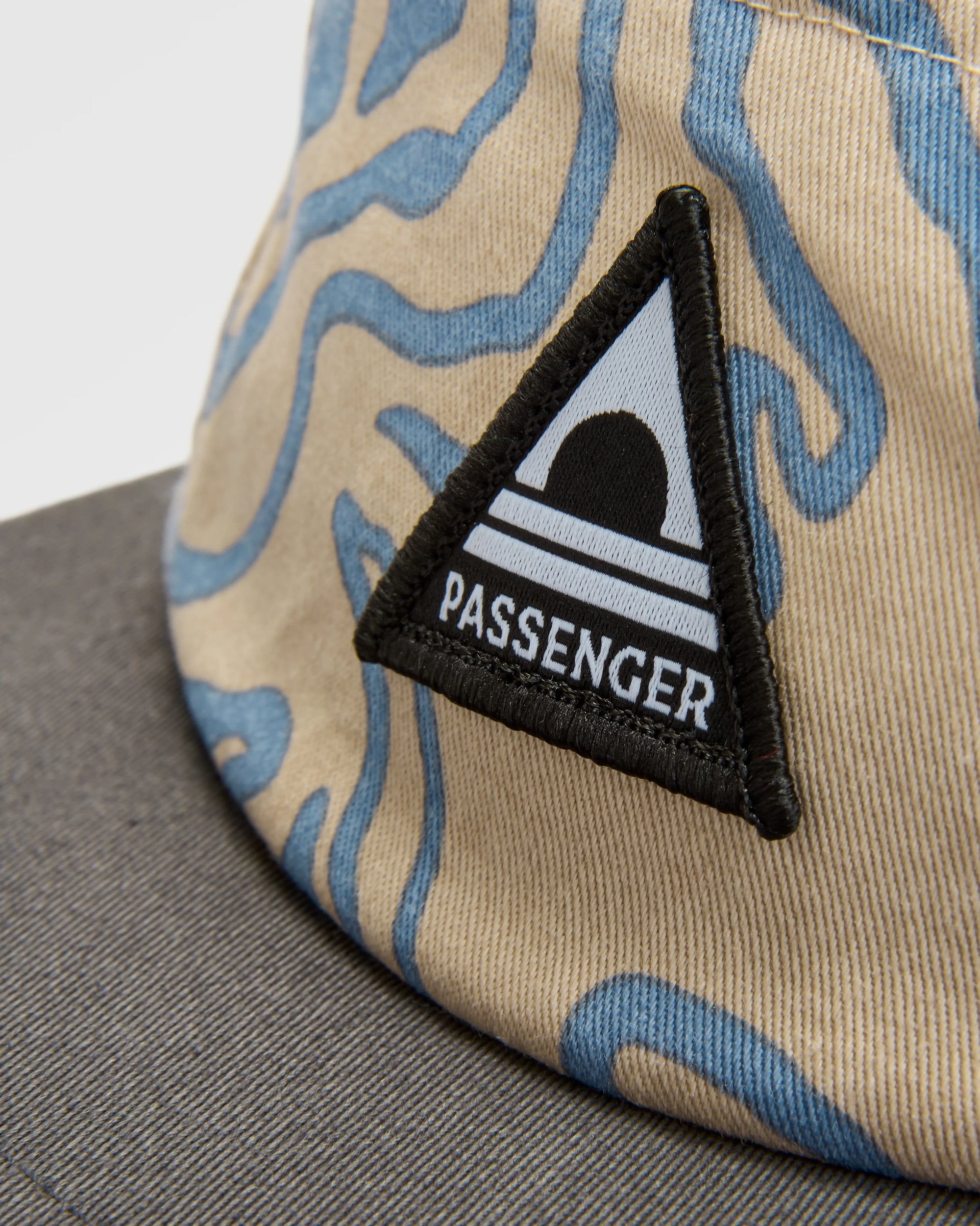 Coast Organic Cotton 5 Panel Cap - Strata Swirl Birch