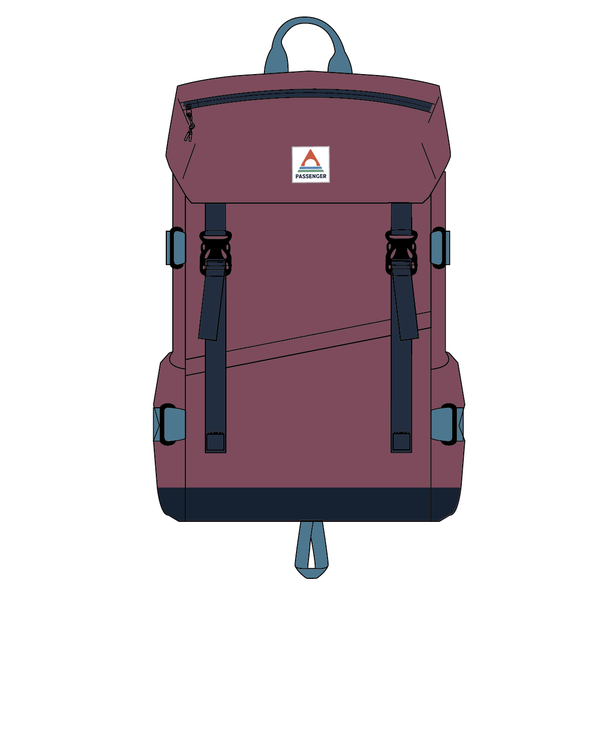 Boondocker Recycled 26L Backpack - Mauve Dusk