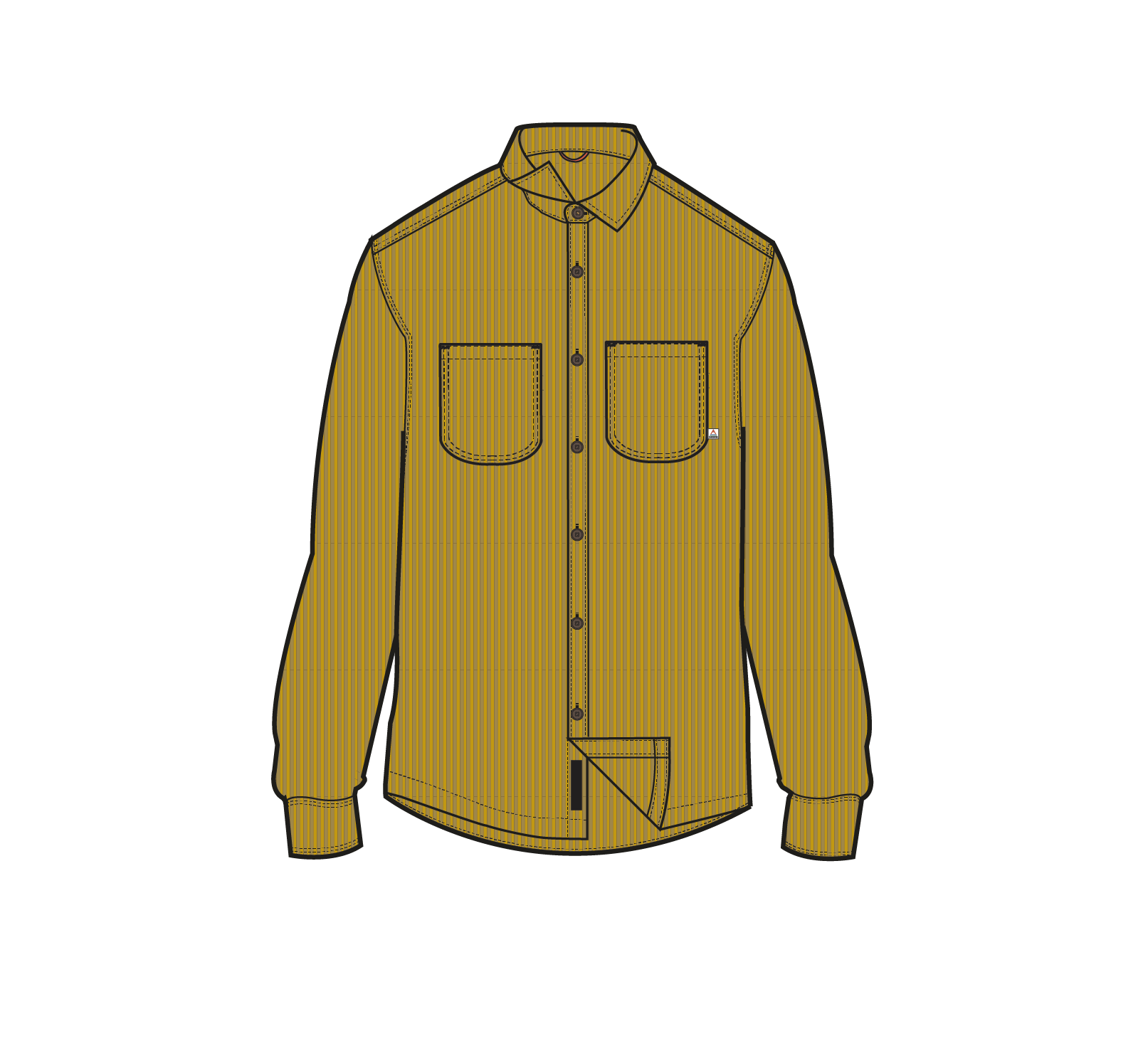 Backcountry Cord Shirt - Heritage Yellow
