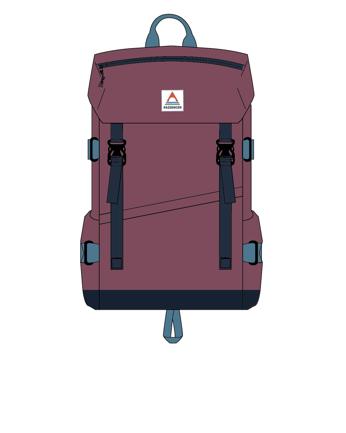 Boondocker Recycled 18L Backpack - Mauve Dusk