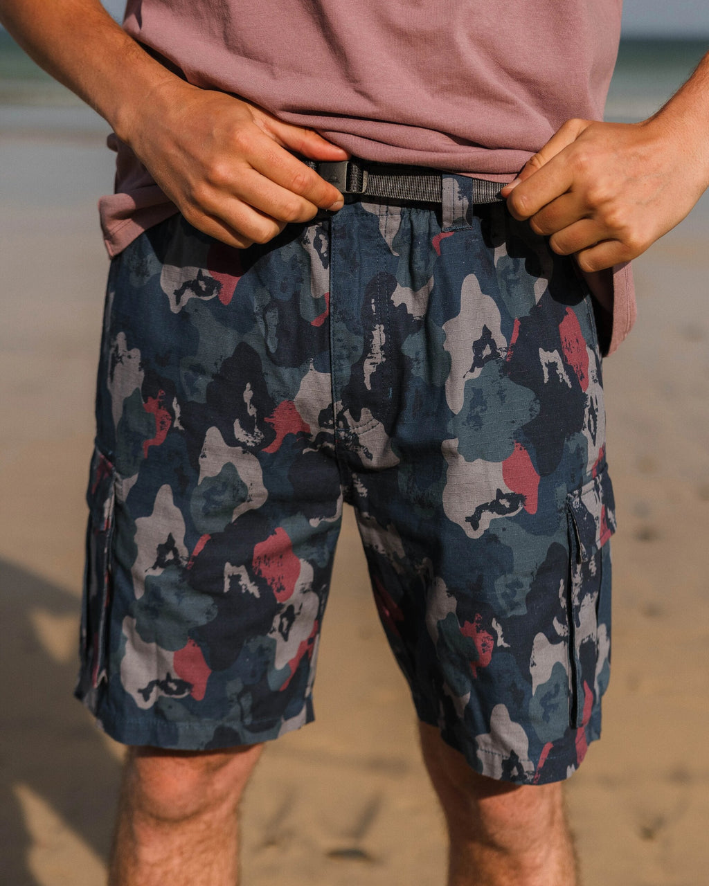 Adventurer Cargo Cotton Short - Sycamore Camo