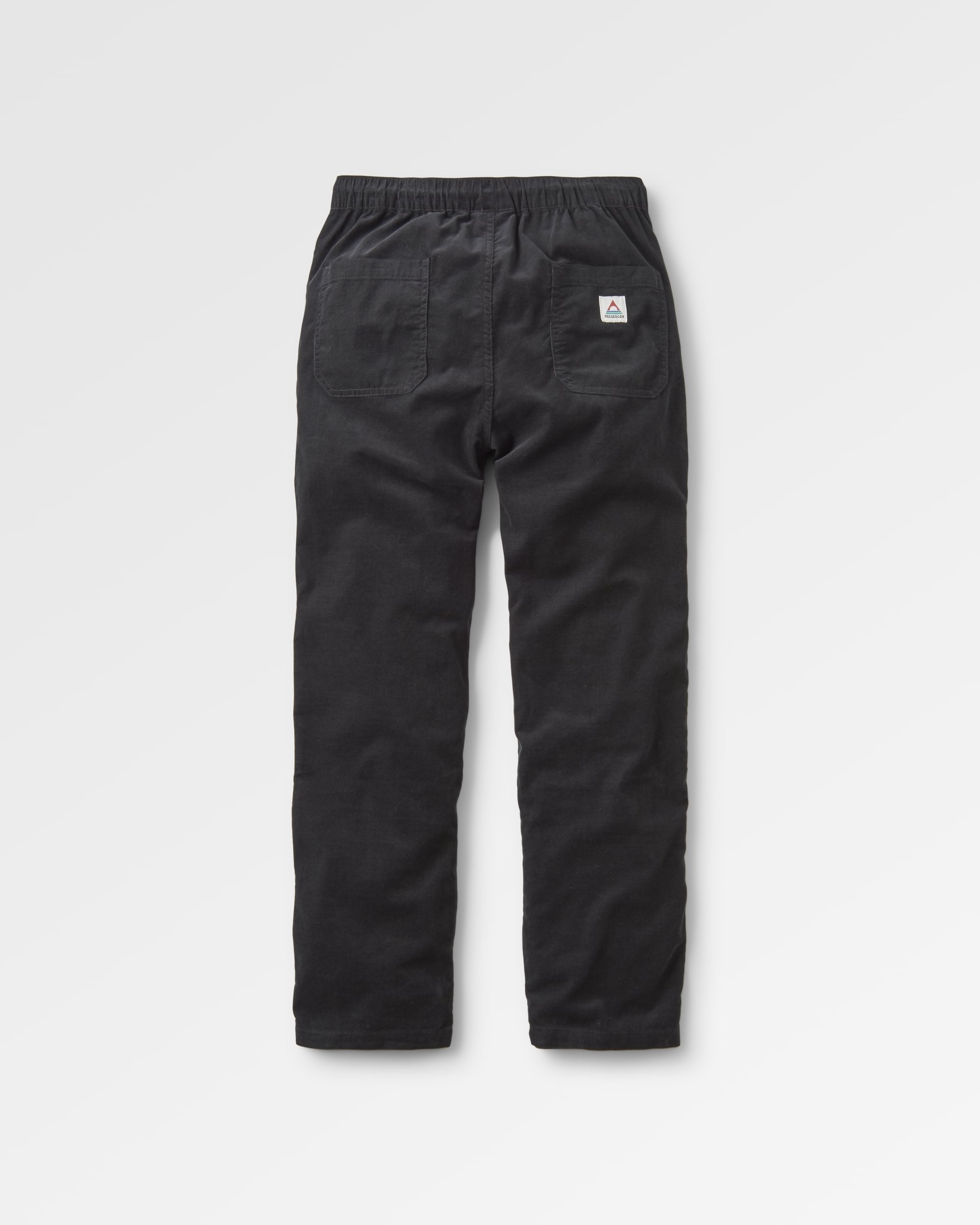 Compass Recycled Cord Trouser - Black