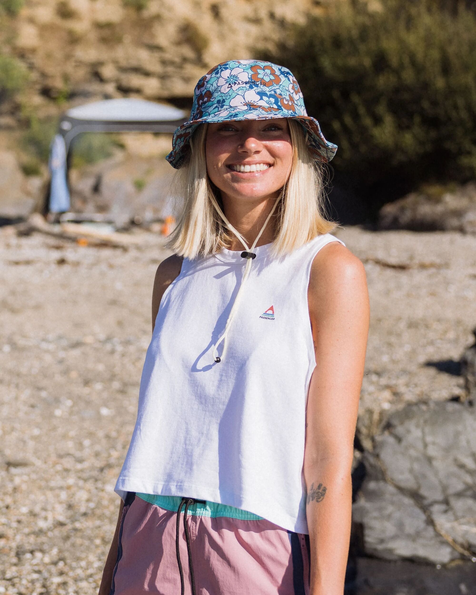 Classic Recycled Cotton Vest - White