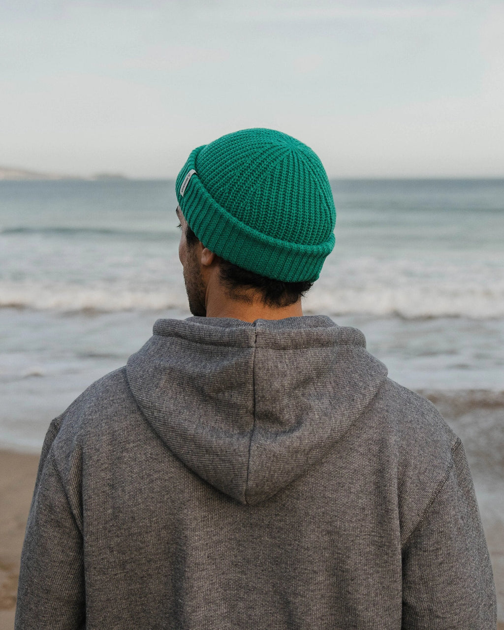 Heritage Textured Relaxed Fit Hoodie - Charcoal