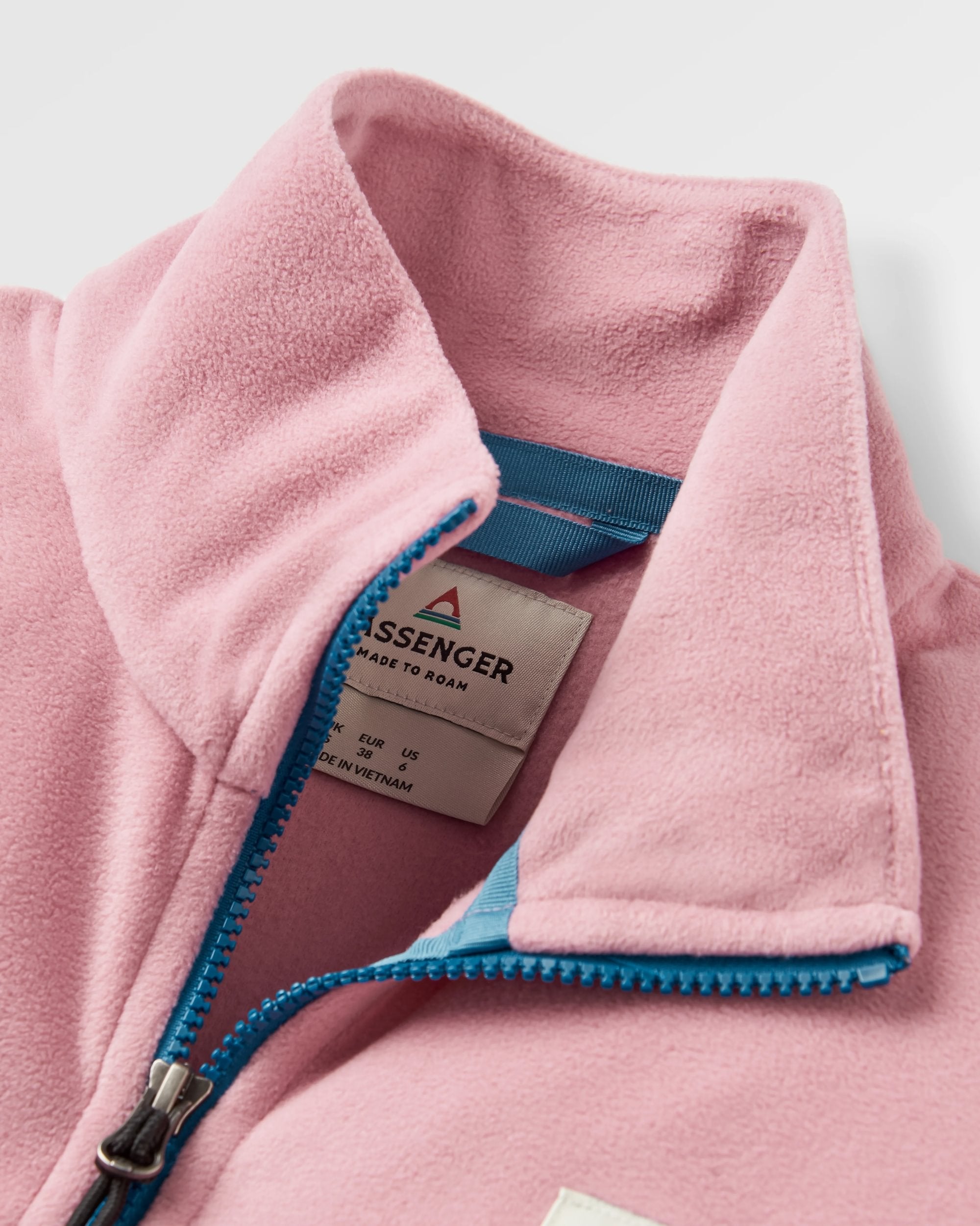 Ayla Recycled Micro Polartec® Fleece - Pink Haze