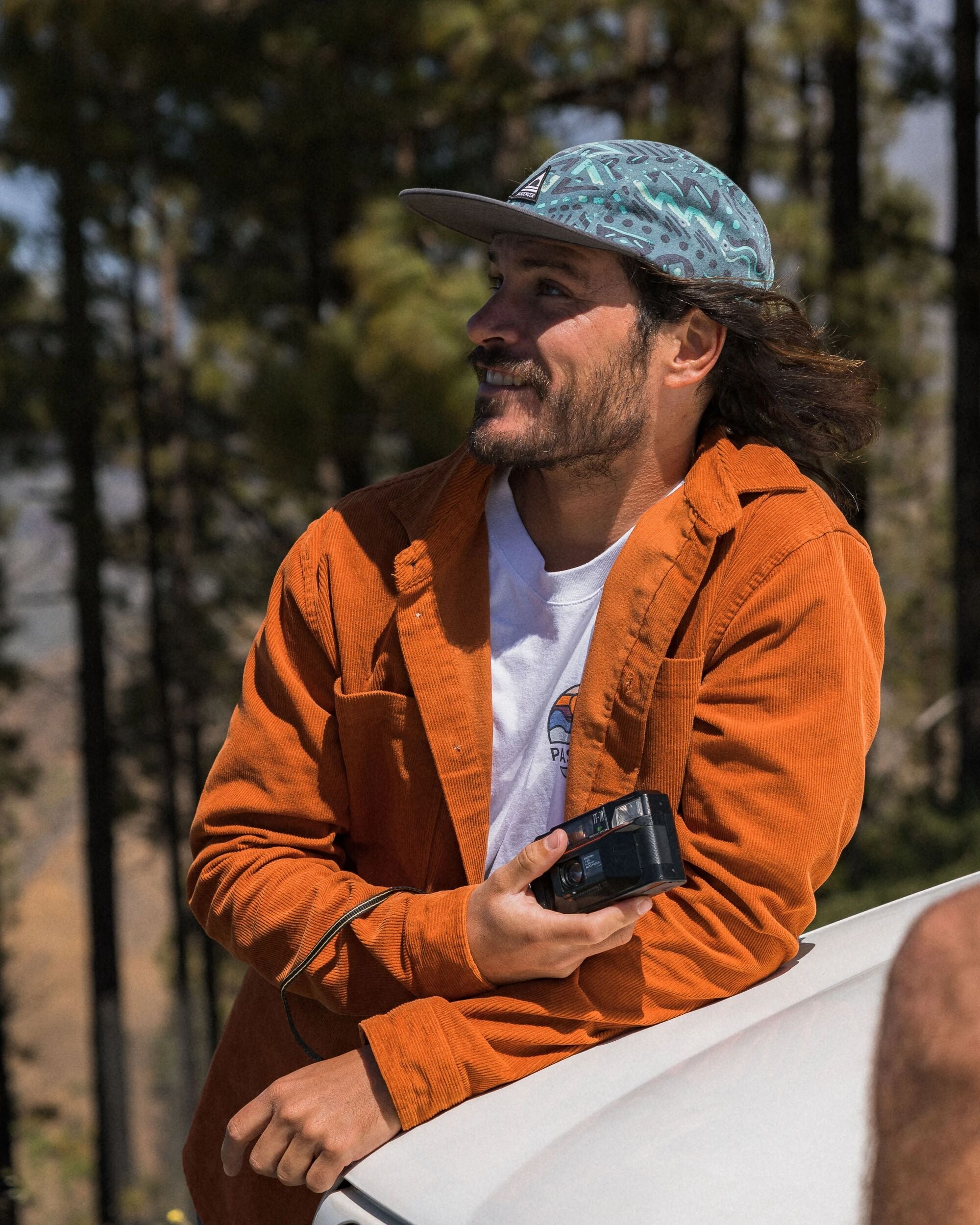 Backcountry Corduroy Shirt - Sunset Orange