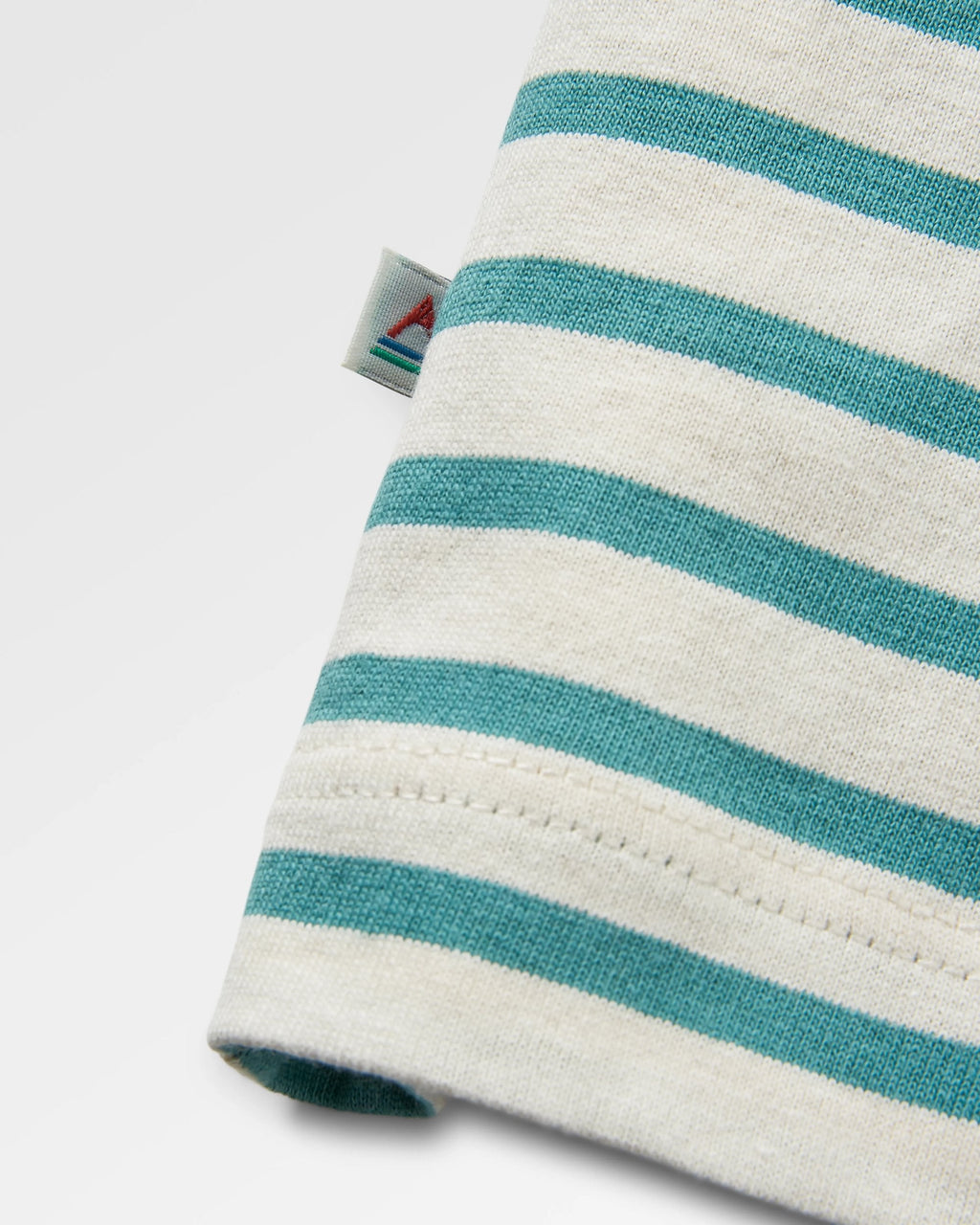 Zen Recycled Cotton Relaxed Fit T-Shirt - Deep Sea Stripe