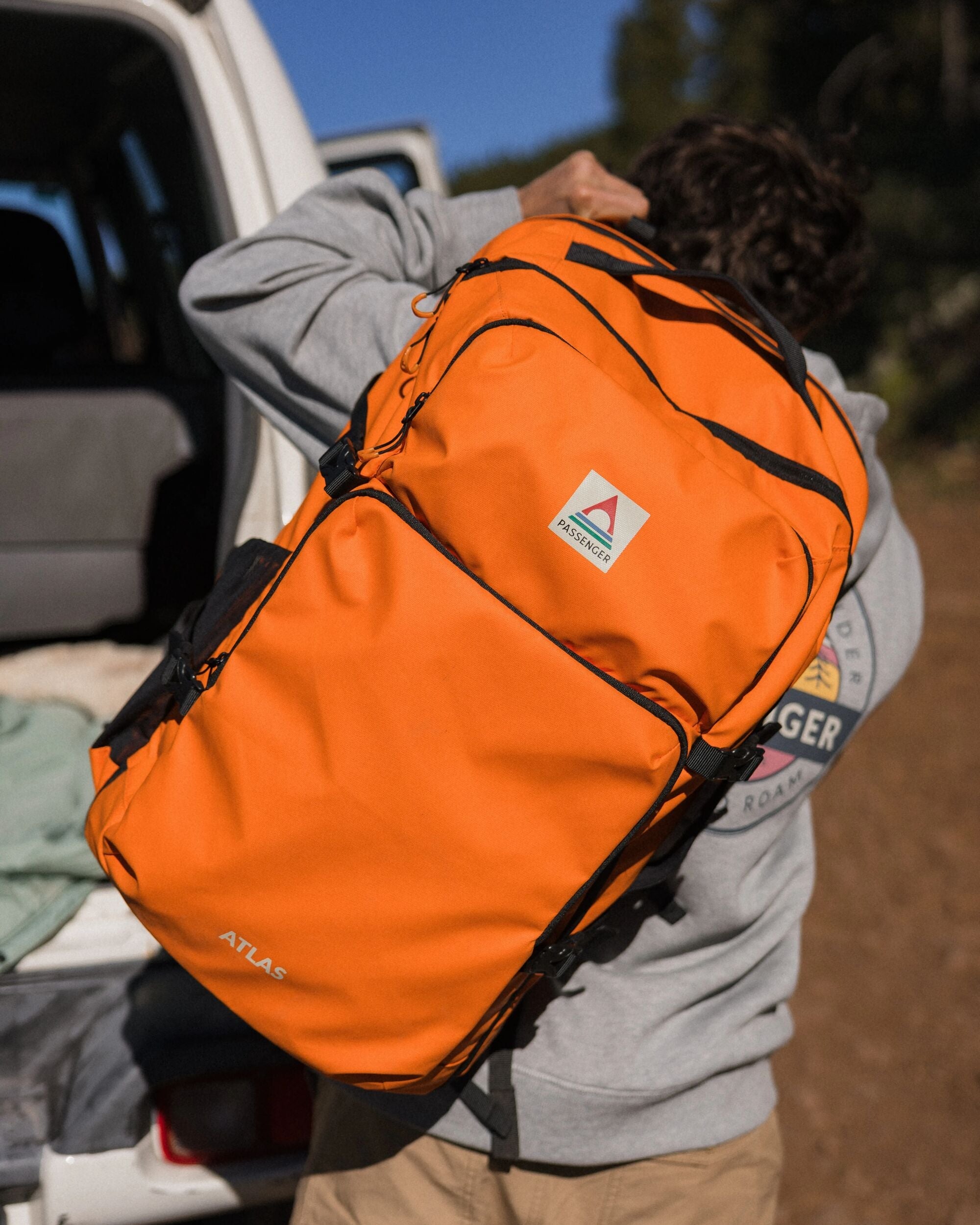 Atlas Backpack Duffel - Sunrise Orange