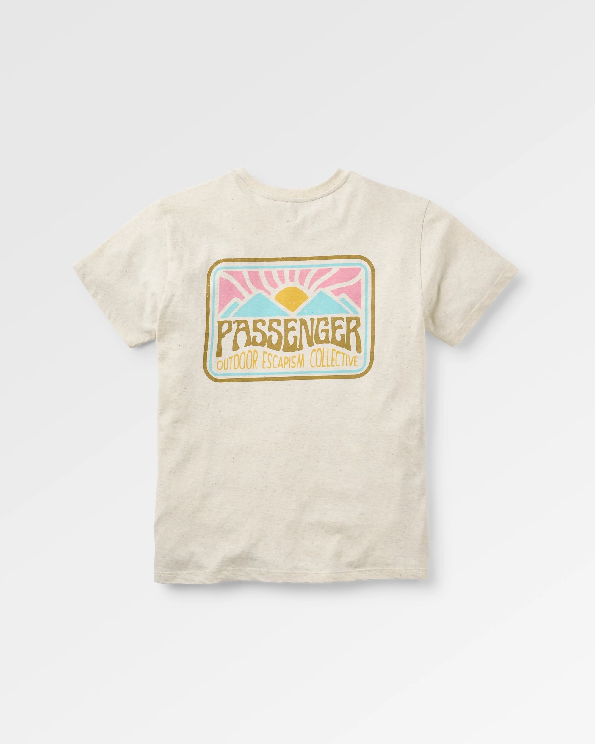 Golden Hour Recycled Cotton T-Shirt - Milky Marl
