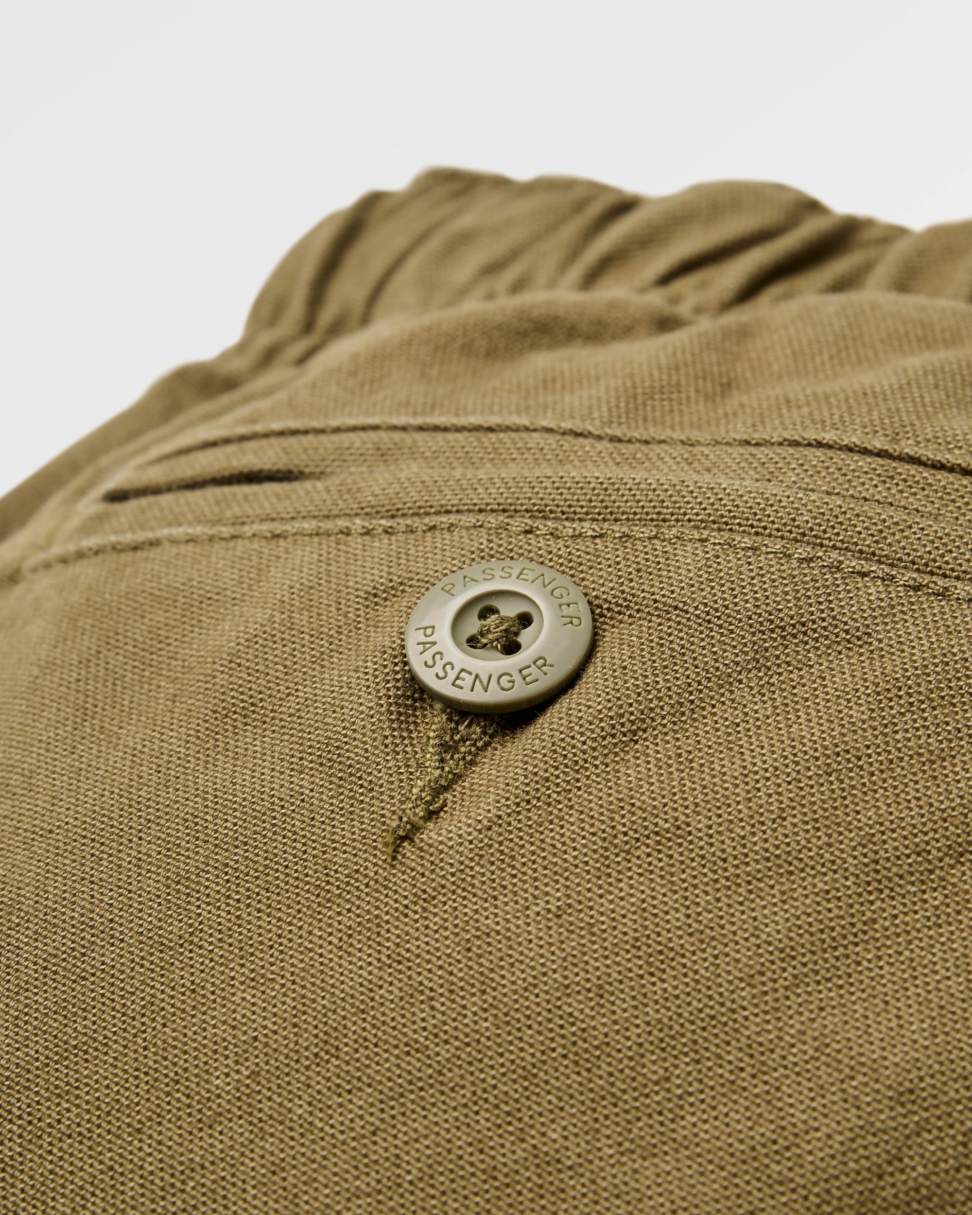 Adventurer Organic Cotton Canvas Trouser - Dark Olive