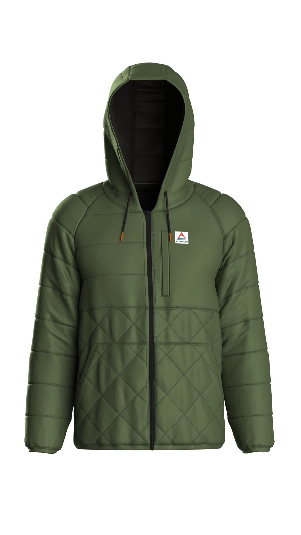 Dylan Recycled Insulated Full Zip Jacket - Wild Green