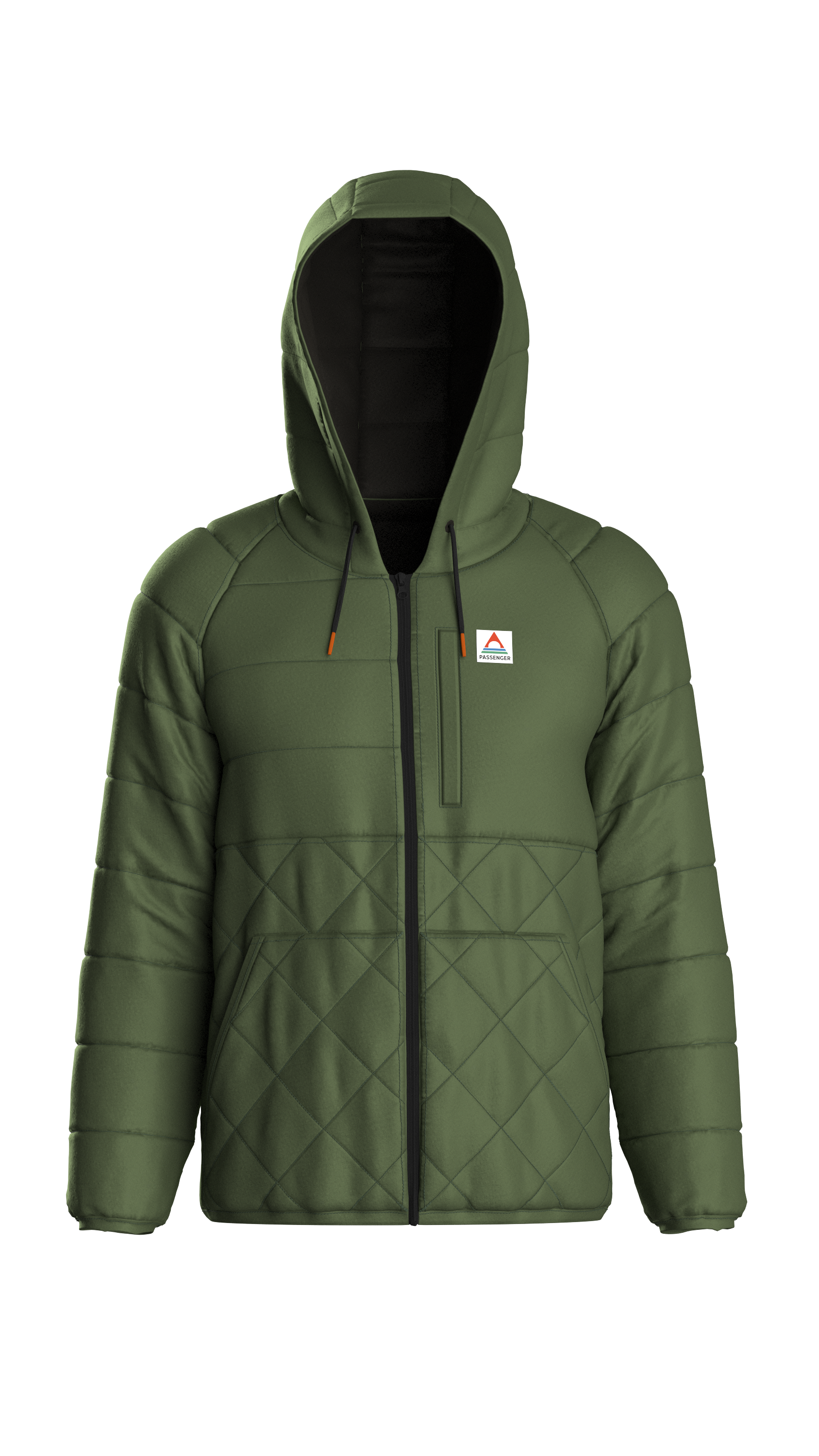 Dylan Recycled Insulated Full Zip Jacket - Wild Green