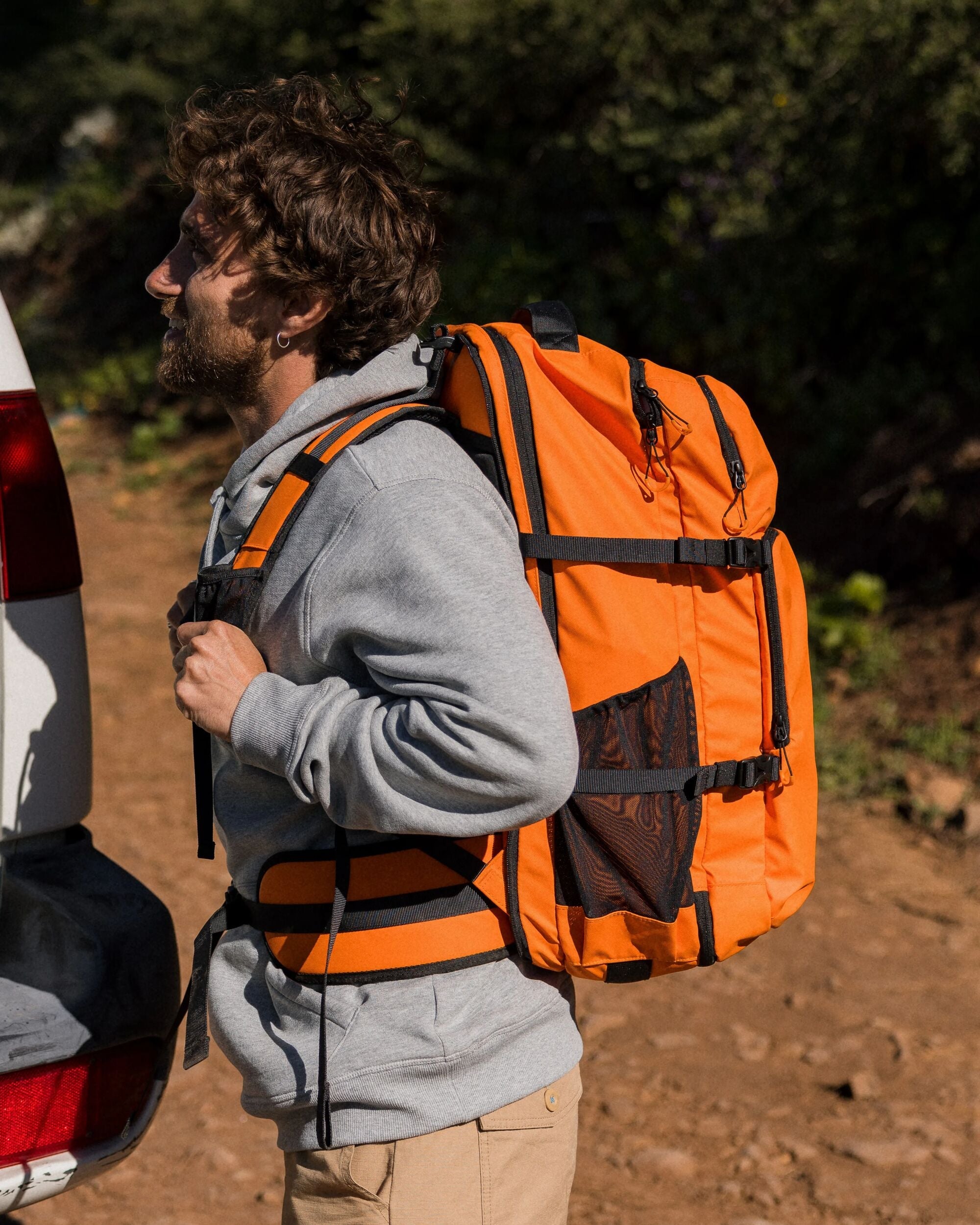 Atlas Backpack Duffel - Sunrise Orange