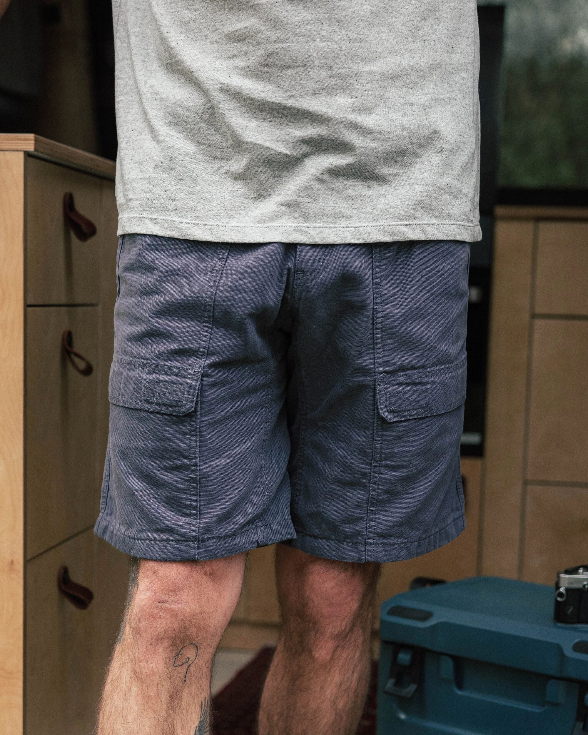 Apex Cargo Cotton Short - Charcoal