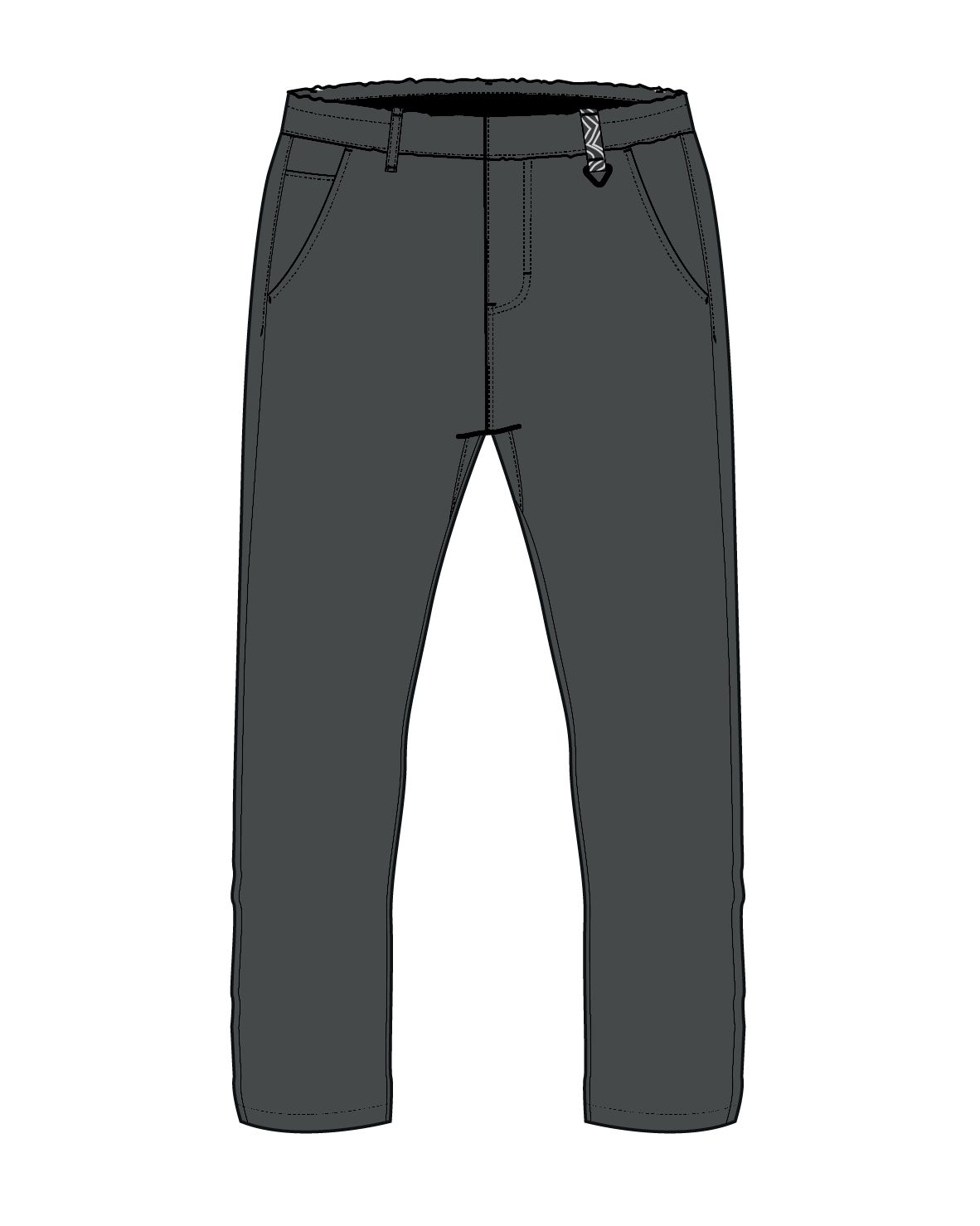 Horizon Comfort Chino - Charcoal