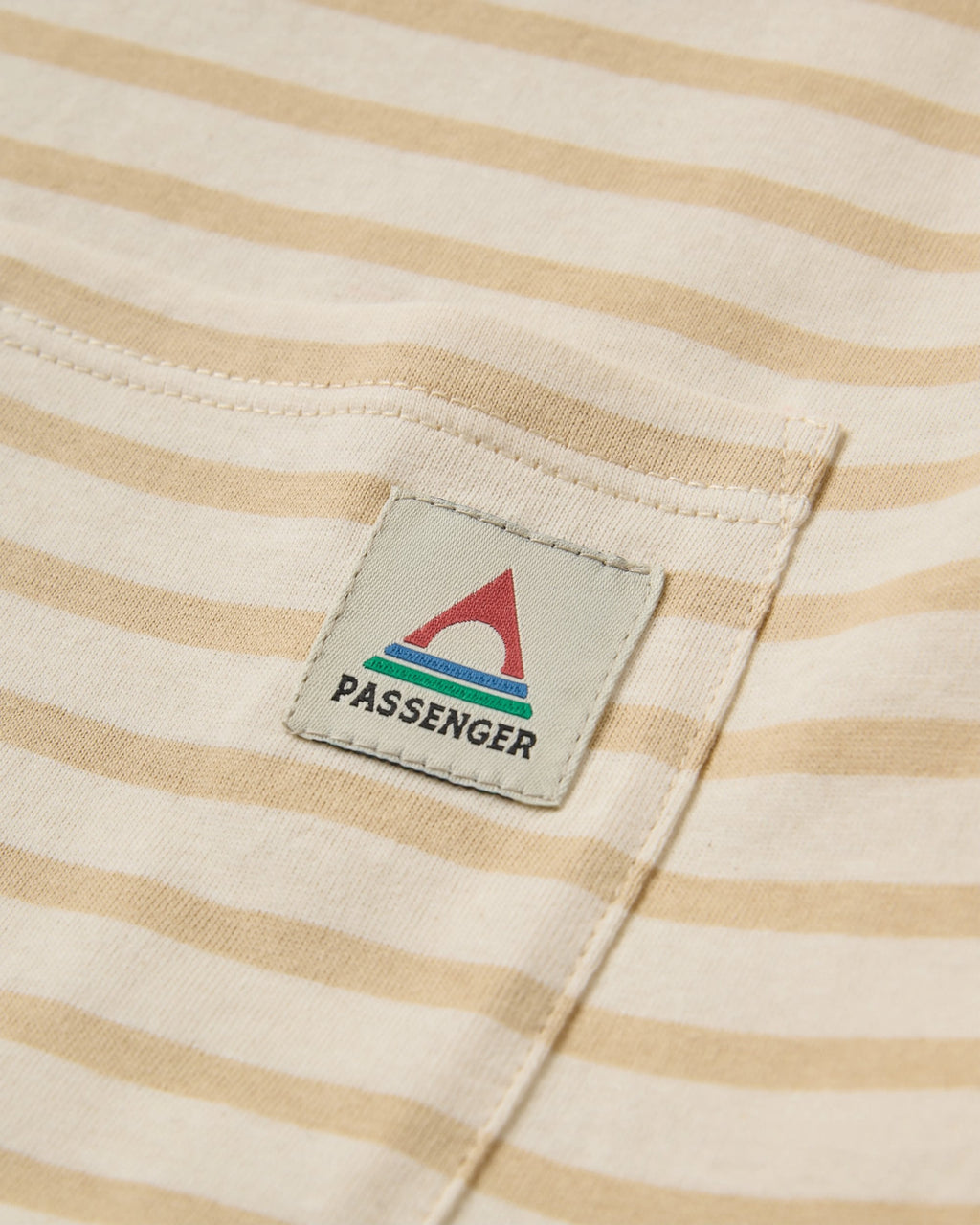 Zen Recycled Cotton Relaxed Fit T-Shirt - Stone Stripe