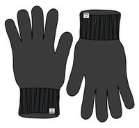 Gale Recycled Knitted Gloves - Charcoal