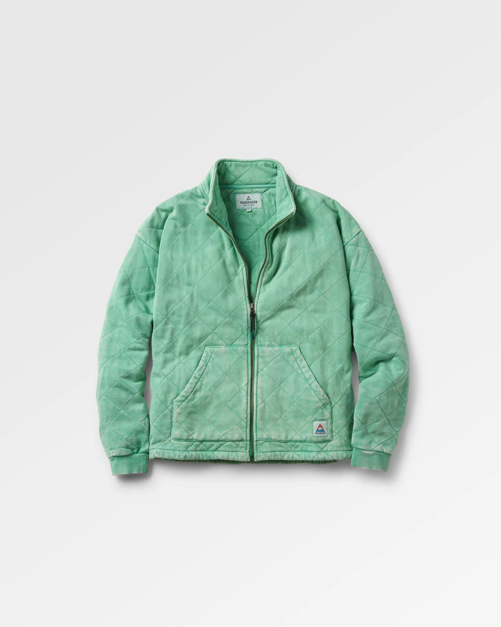Clementine Quilted Zip-Through - Green Spruce