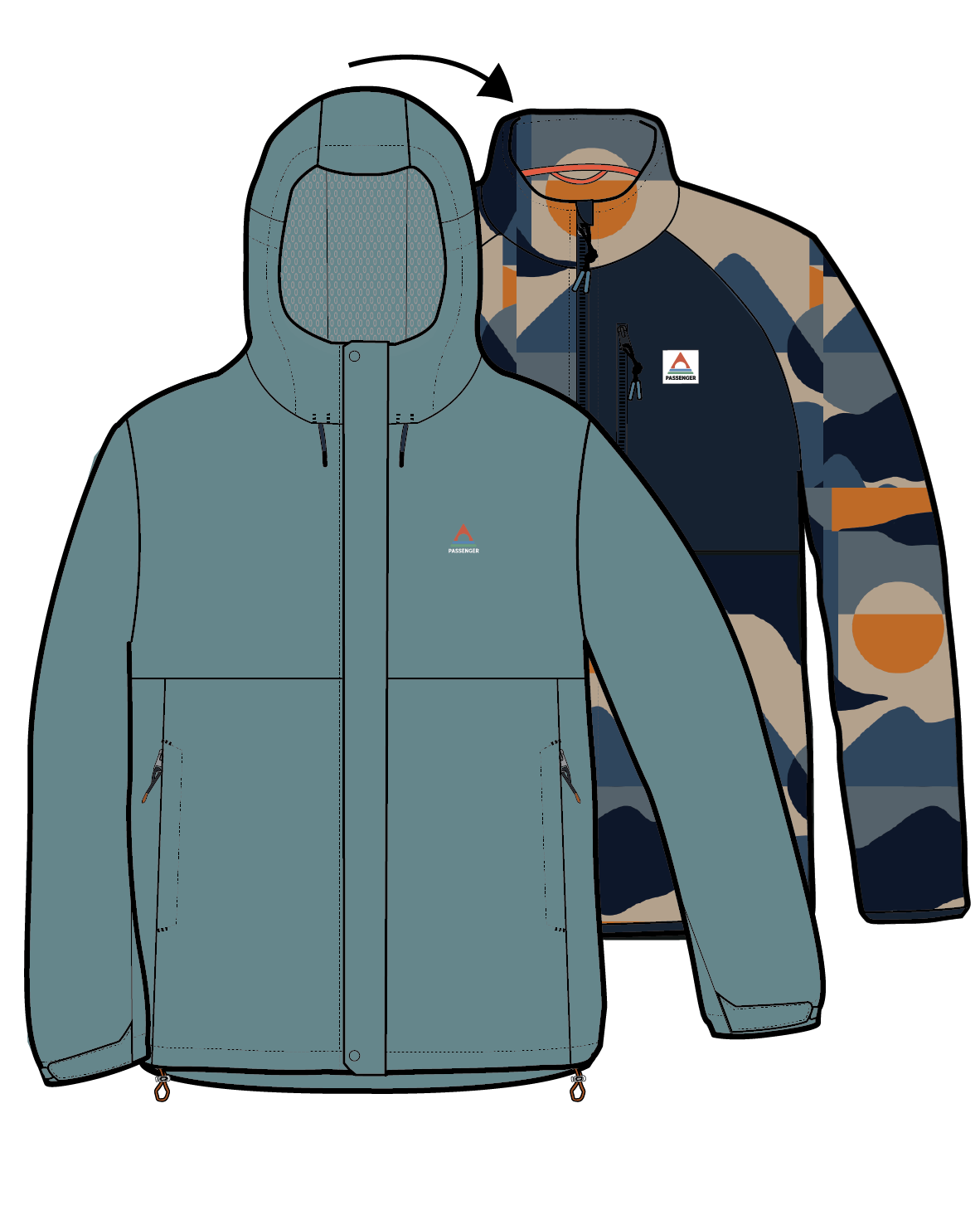 Graniteridge Recycled Waterproof 3 in 1 Jacket - Arctic
