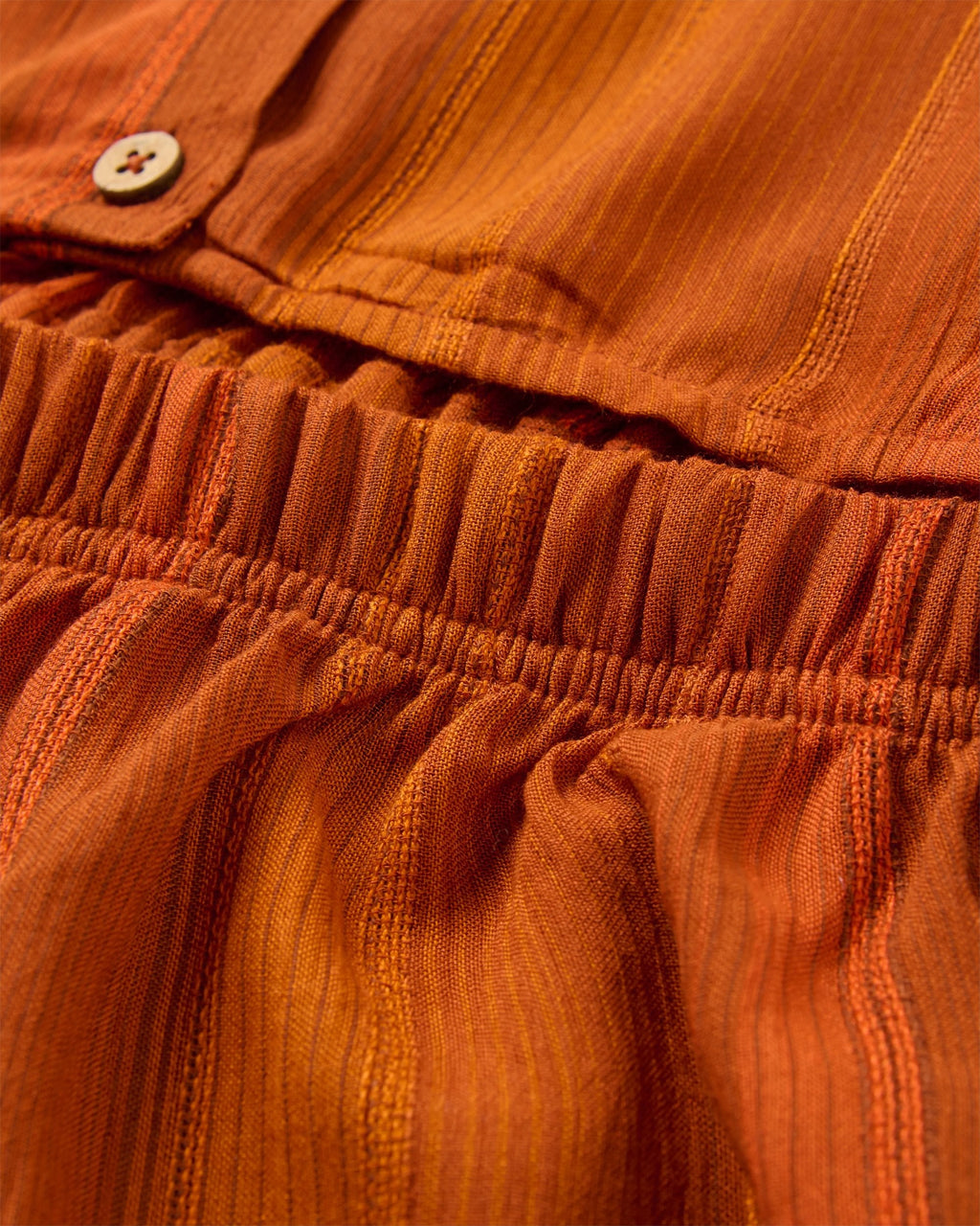 Clarity Short Skort Dress - Ember Orange Stripe