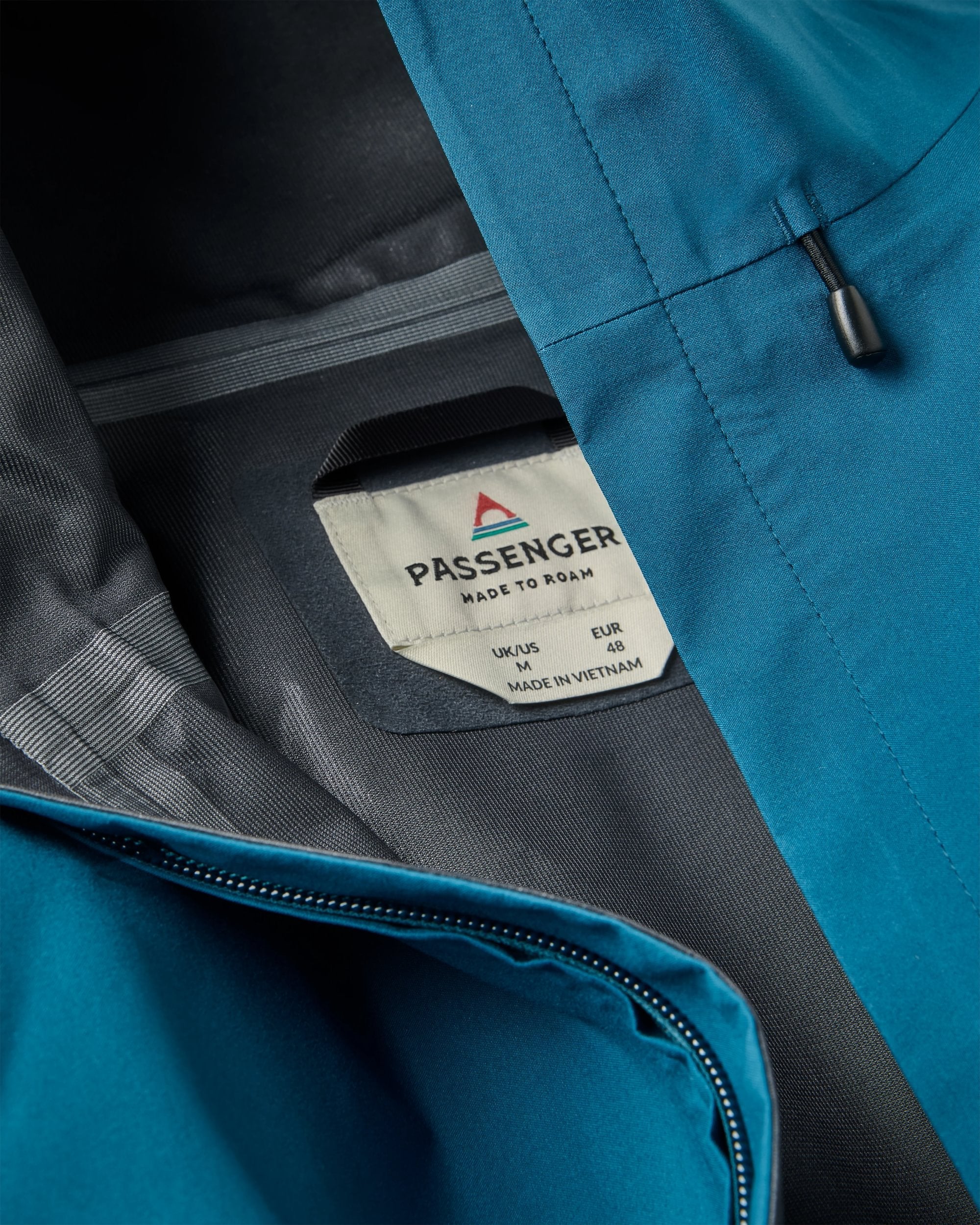 Five Season Recycled Waterproof Jacket - Tidal Blue