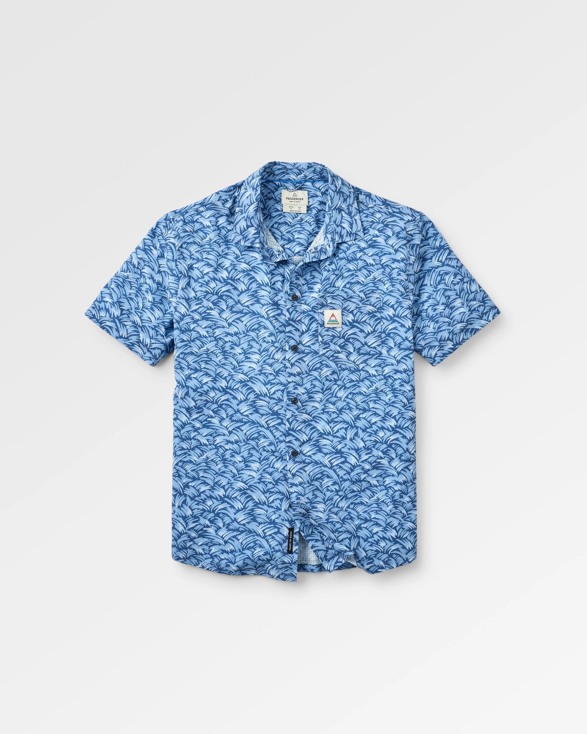 365 Recycled Active Shirt - Waves Dark Denim