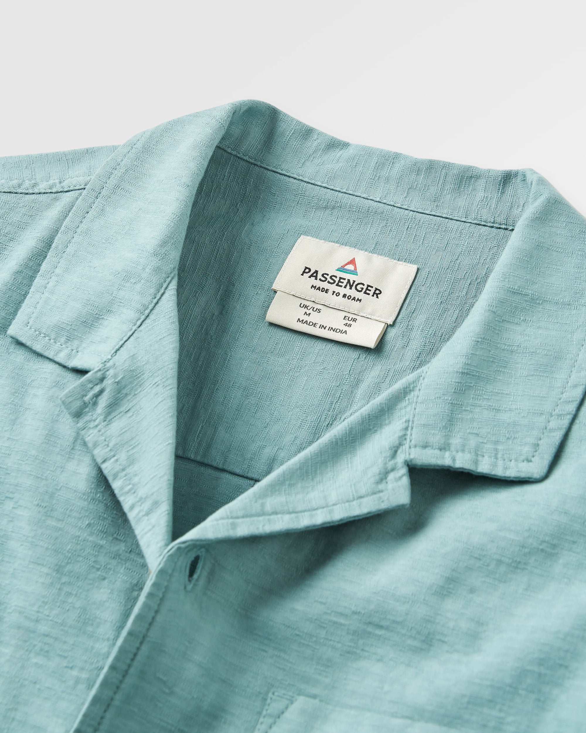 Cove Organic Cotton Textured Shirt - Arctic
