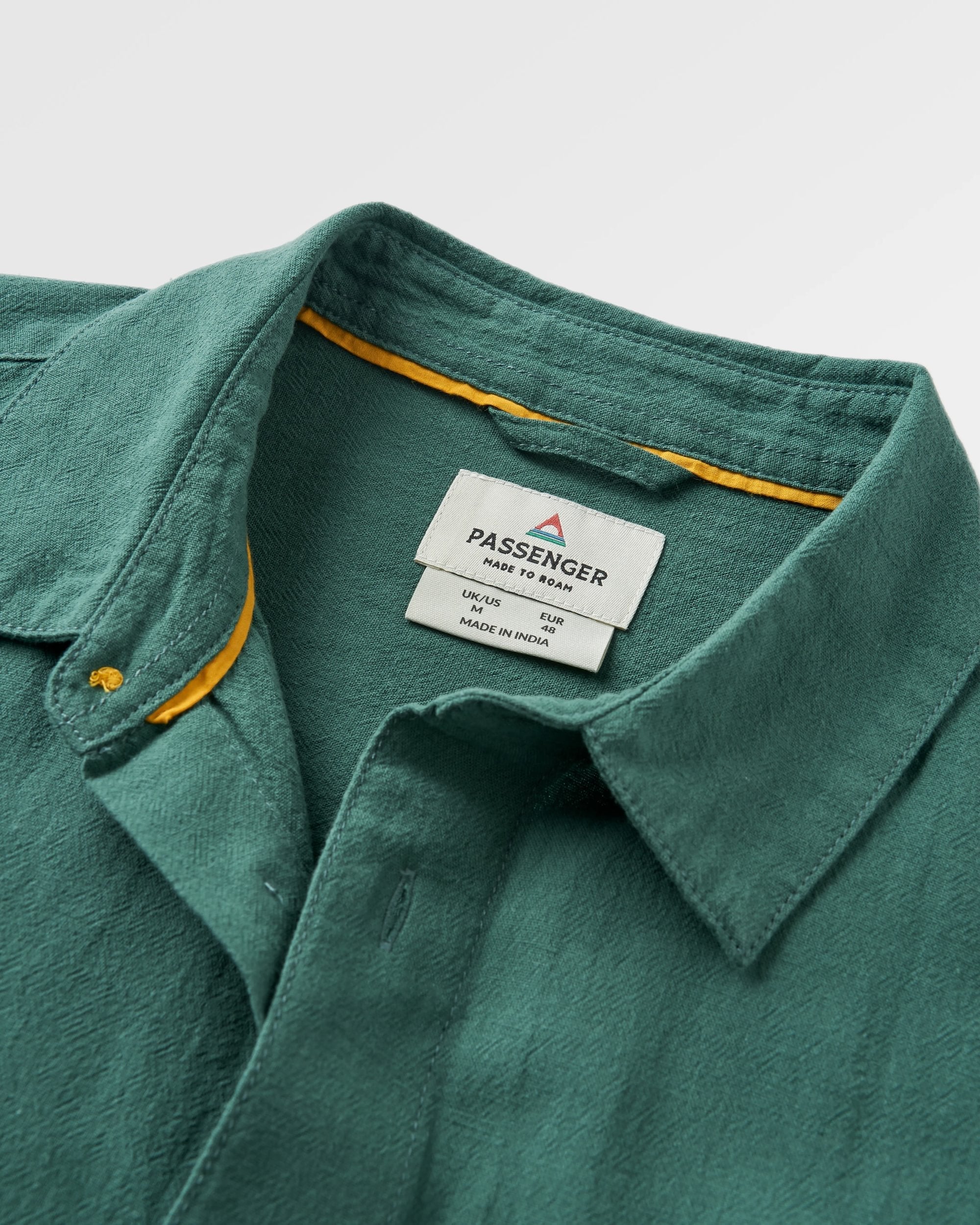 Arica Textured Organic Cotton Shirt - Deep Ocean