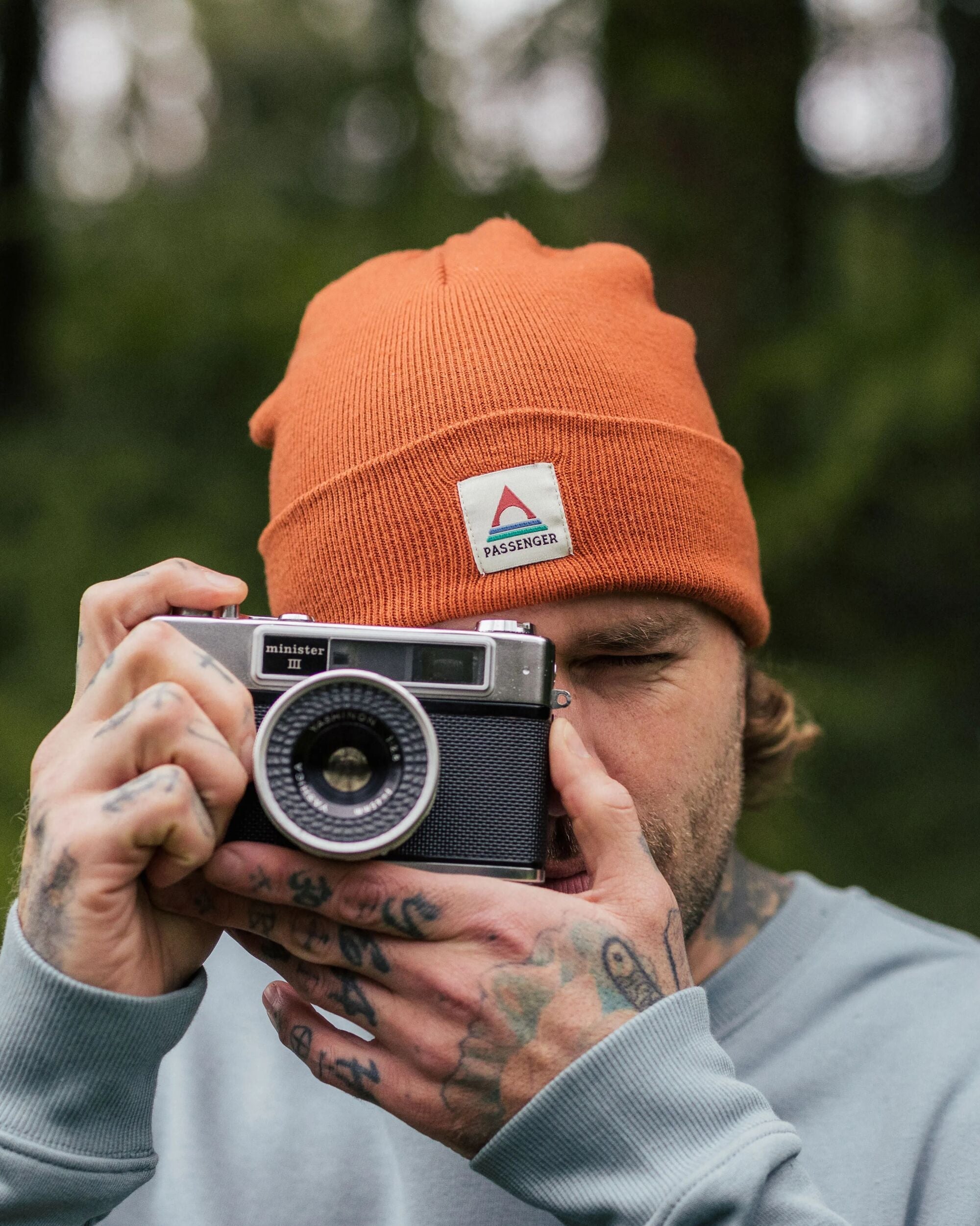 Core Recycled Low-Top Beanie - Burnt Orange
