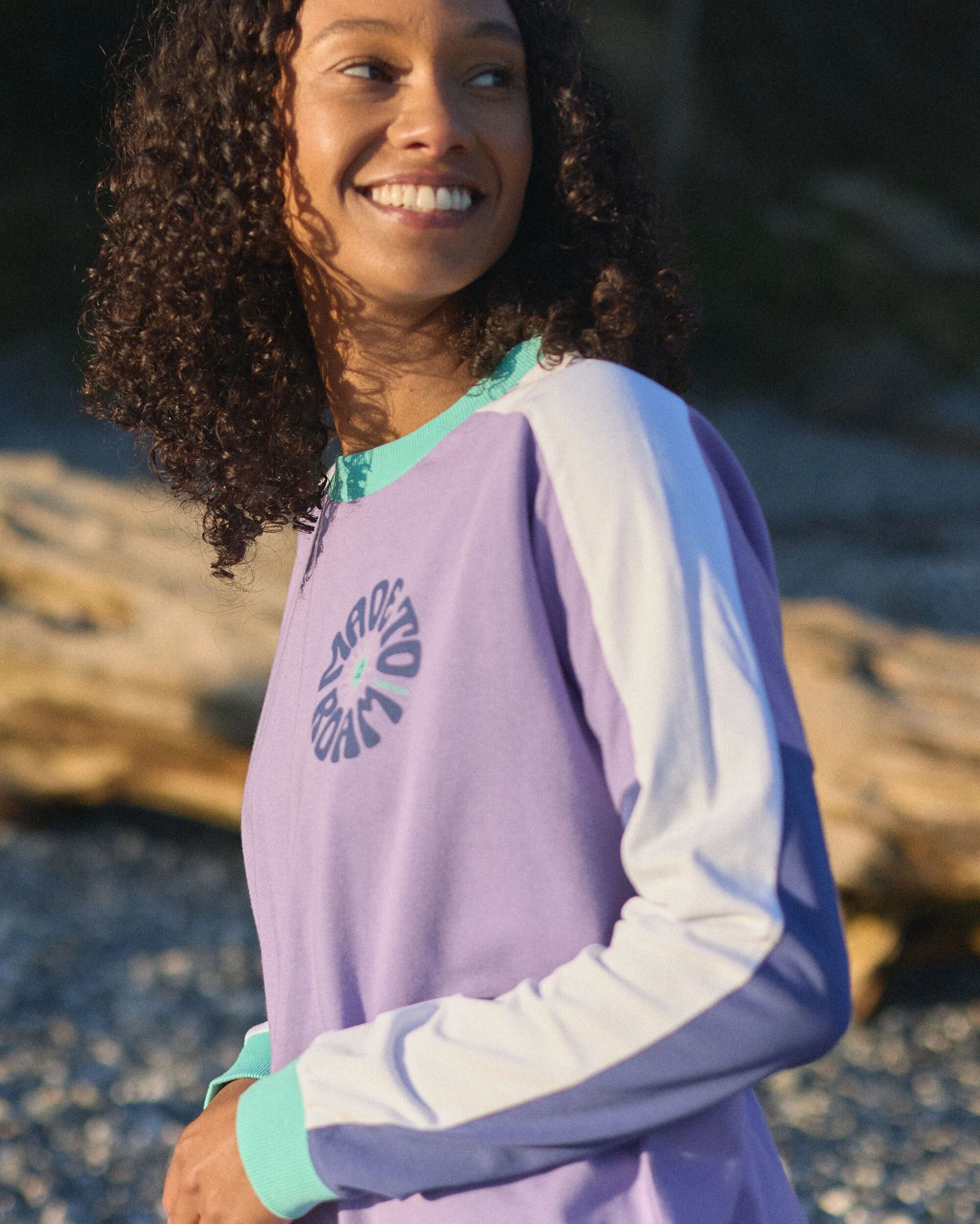 Easy Days Organic Cotton LS T-Shirt - Retro Purple