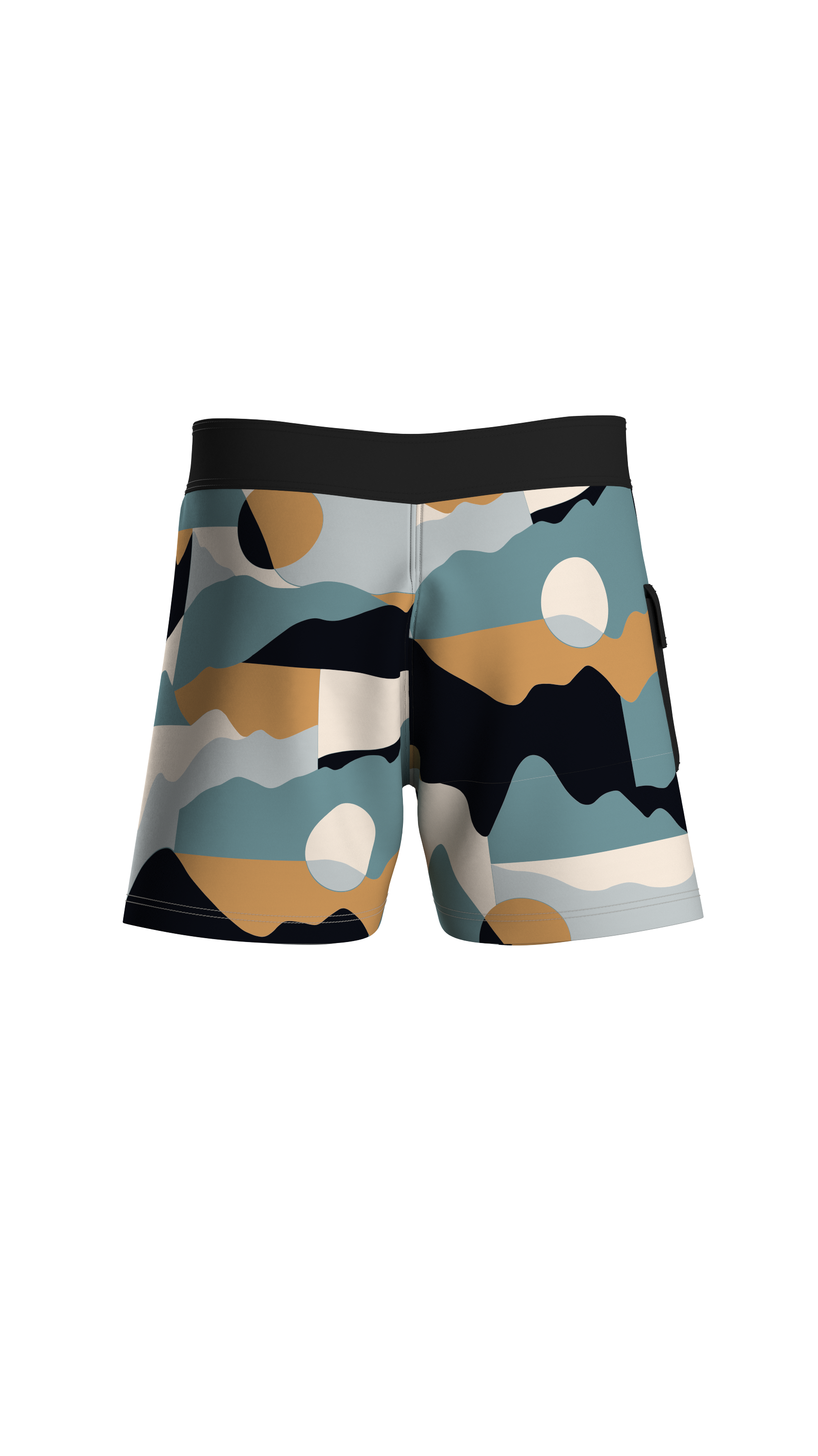Cutback NetPlus® Recycled Boardshort - Vista Patchwork Arctic