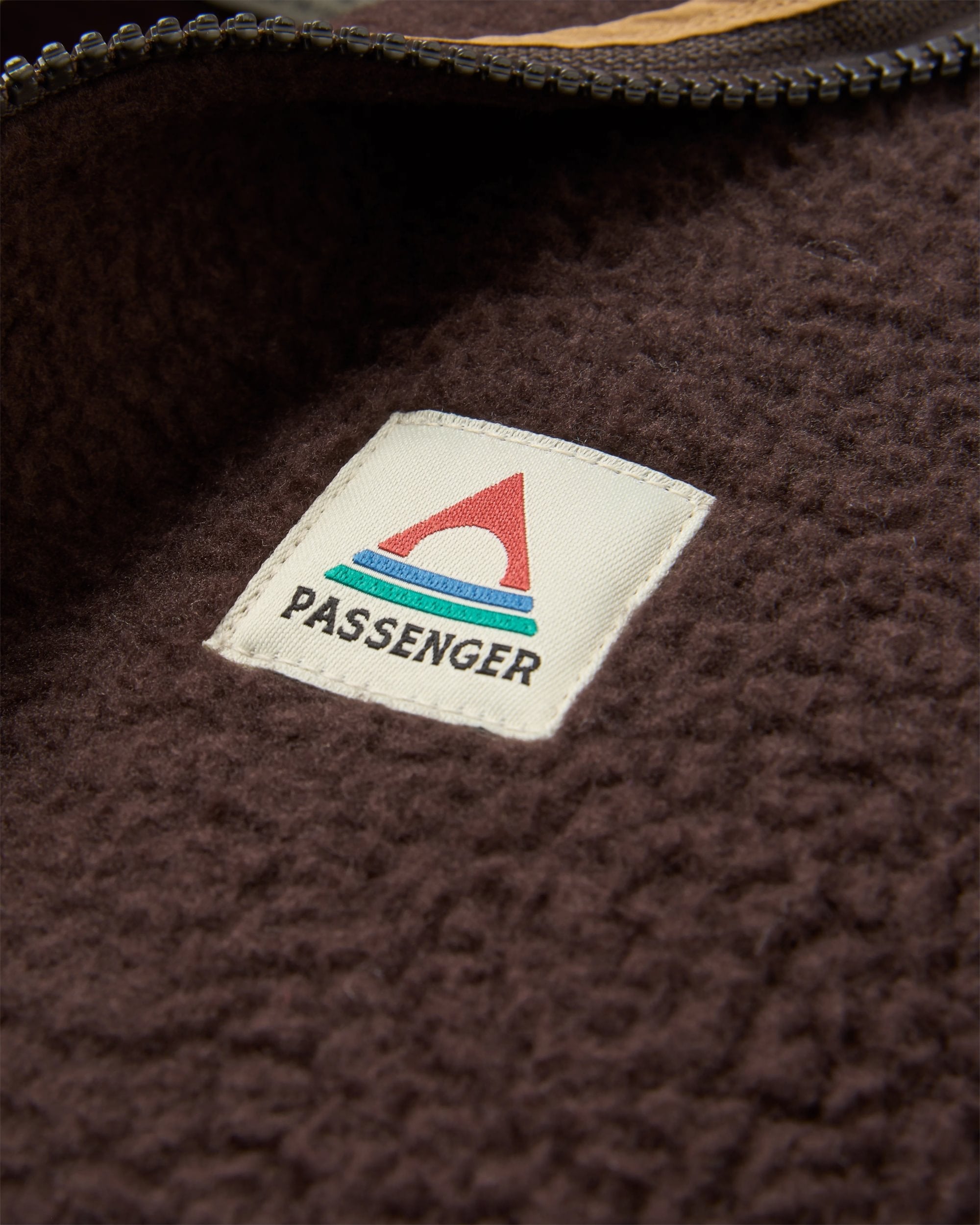 Fairbanks Full Zip Recycled Sherpa Fleece - Espresso
